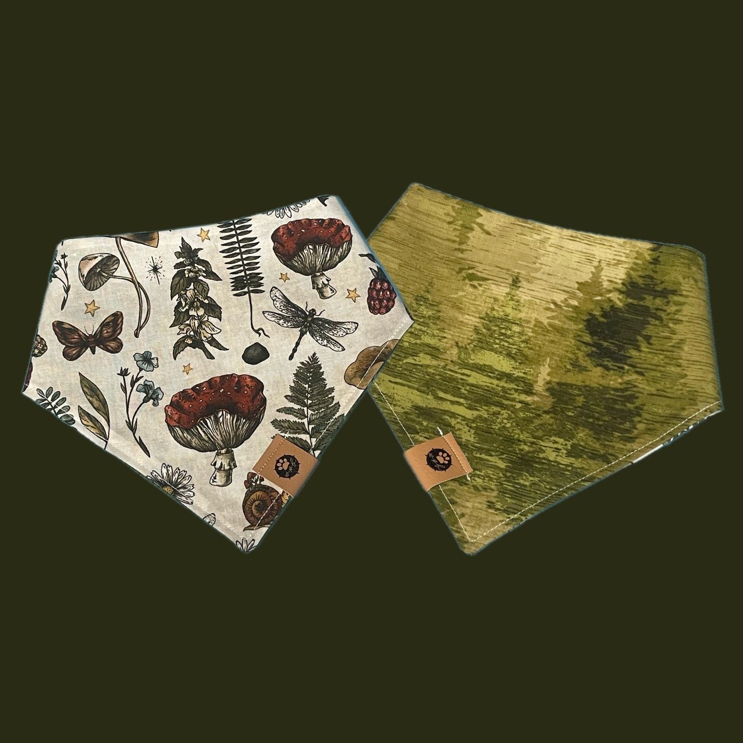 Forest Floor Reversible Bandana