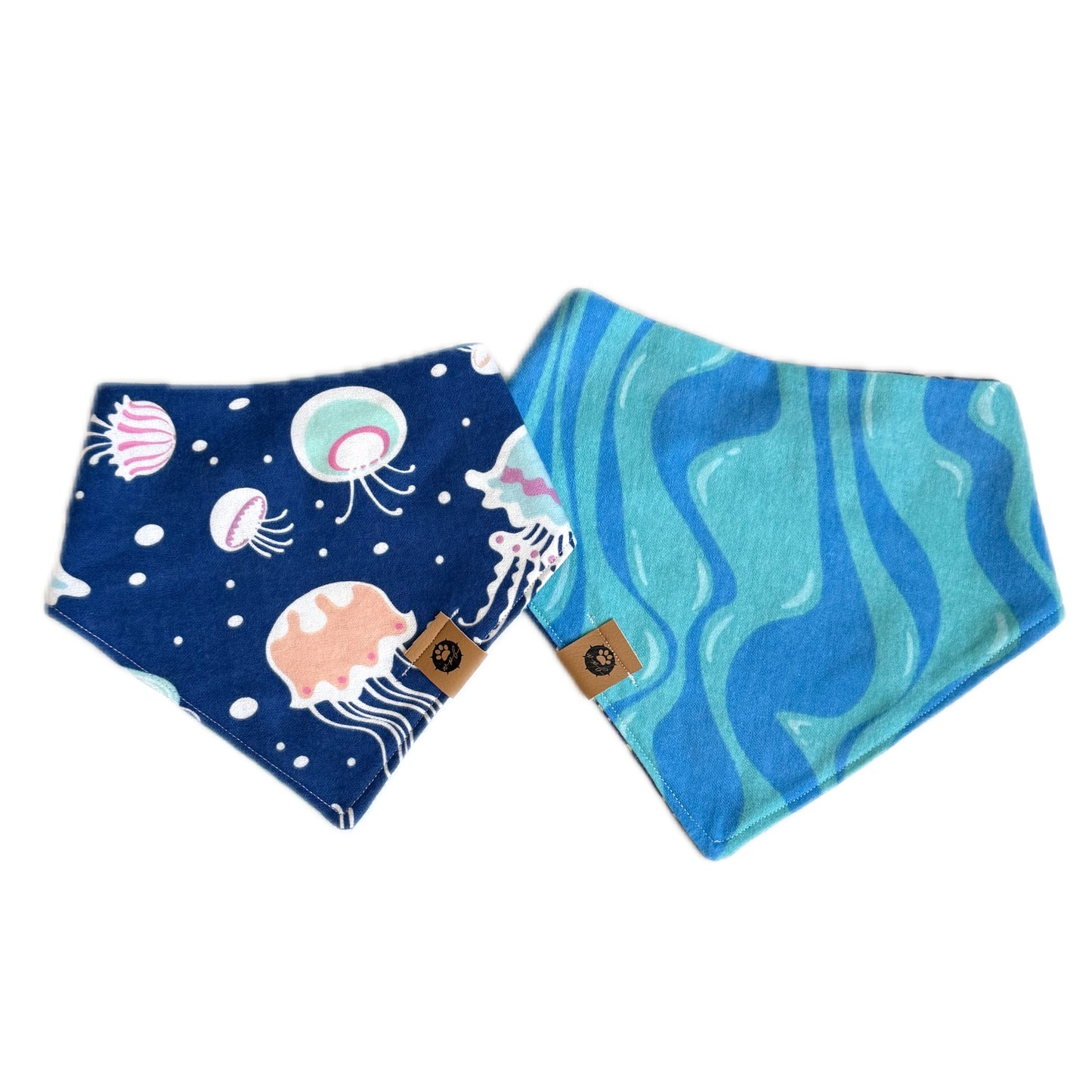 Drifting Along Reversible Cotton Flannel Bandana