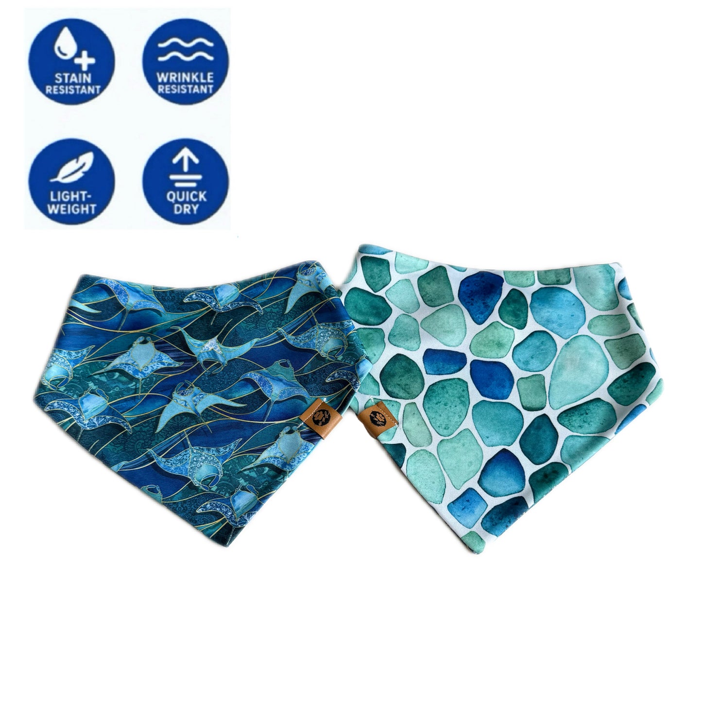 Ocean Art Wander Proof Bandana