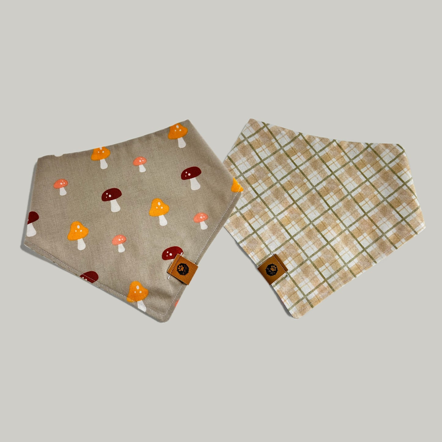 Little Mushrooms Reversible Bandana