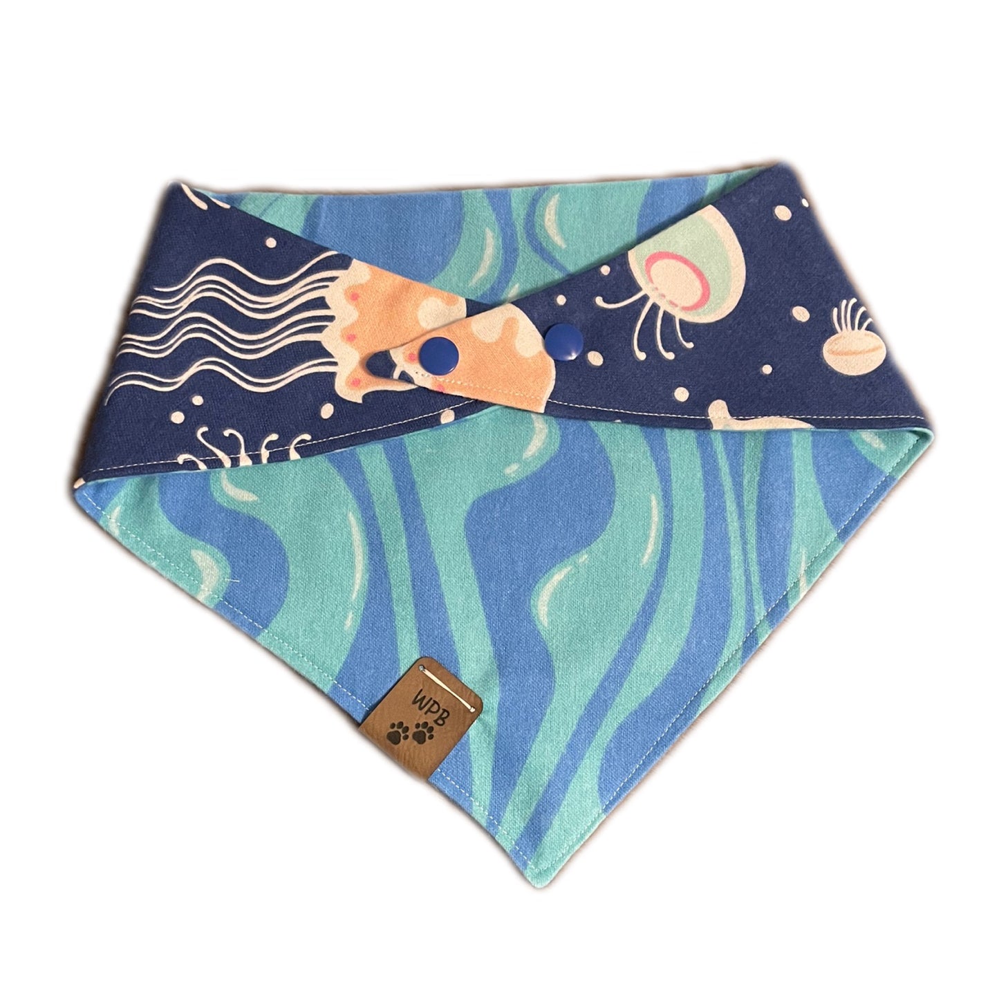 Big Blue Reversible Bandana