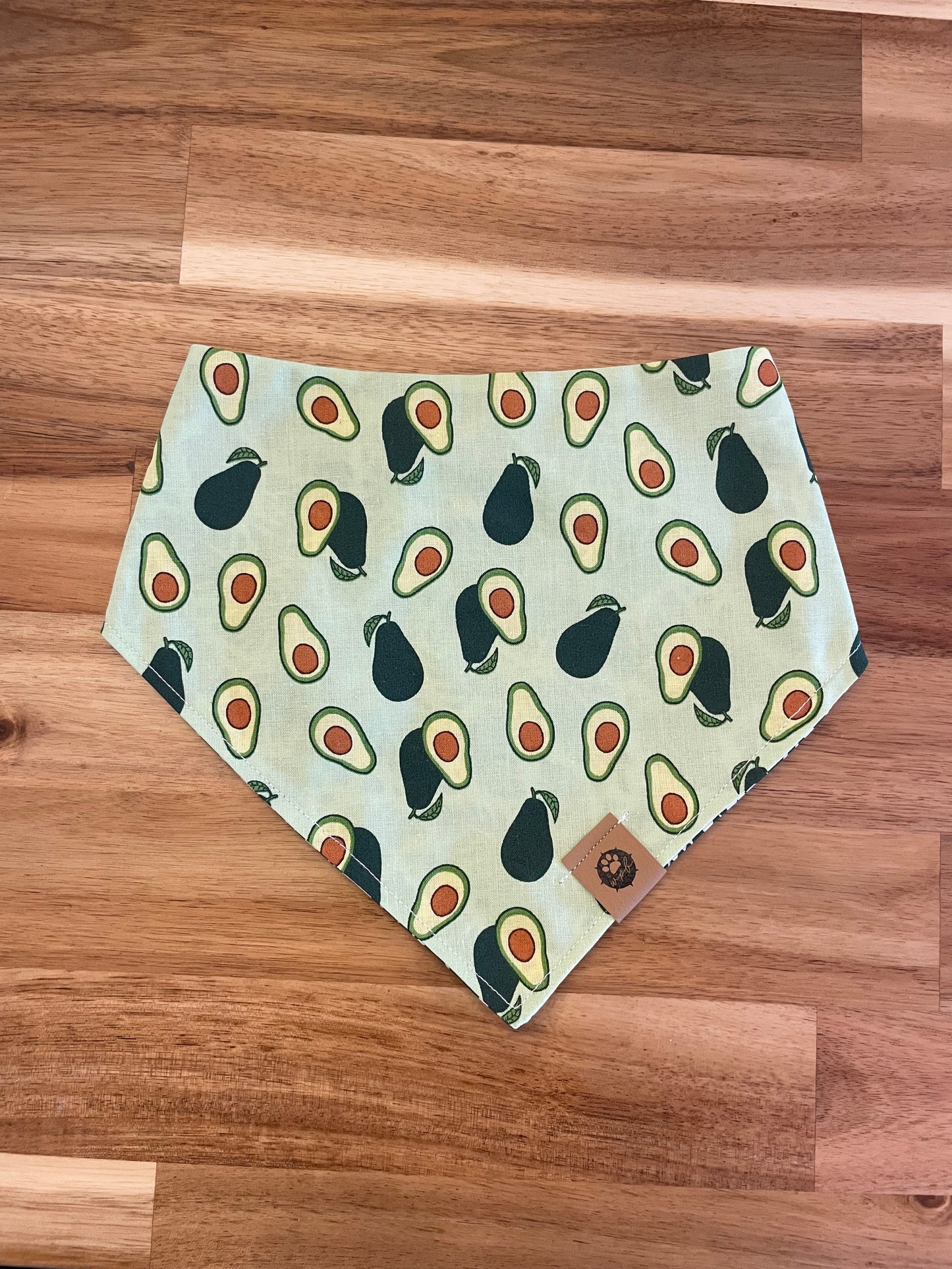 Tropical Avocado Reversible Bandana