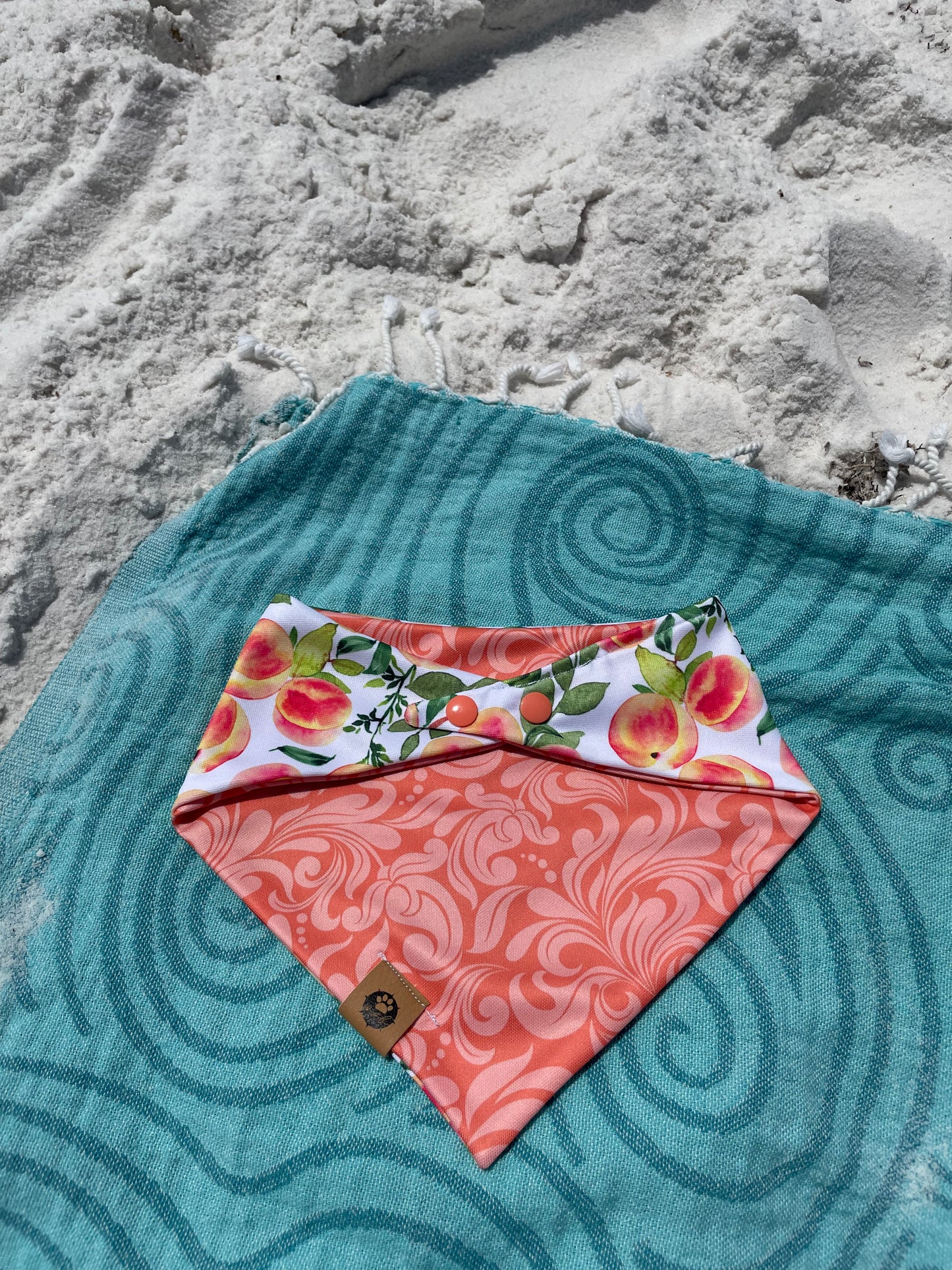 Just Peachy Reversible Adventure Bandana