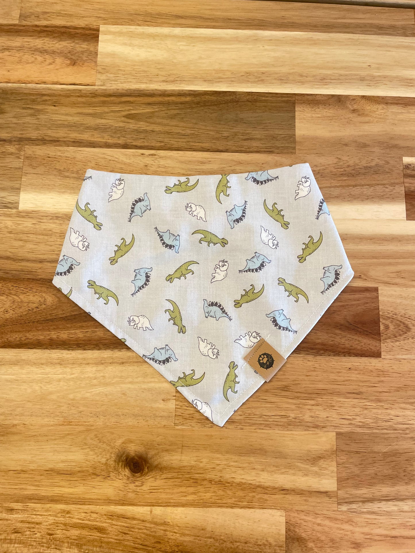 Dinos and Rainbows Reversible Bandana