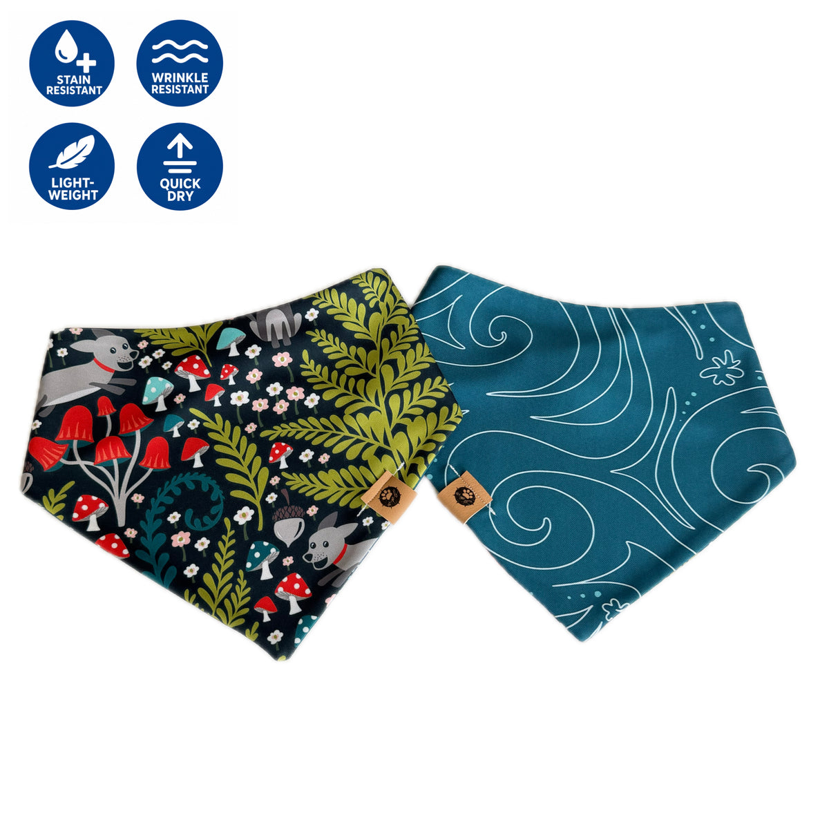 Forest Stroll Wanderproof Reversible Bandana
