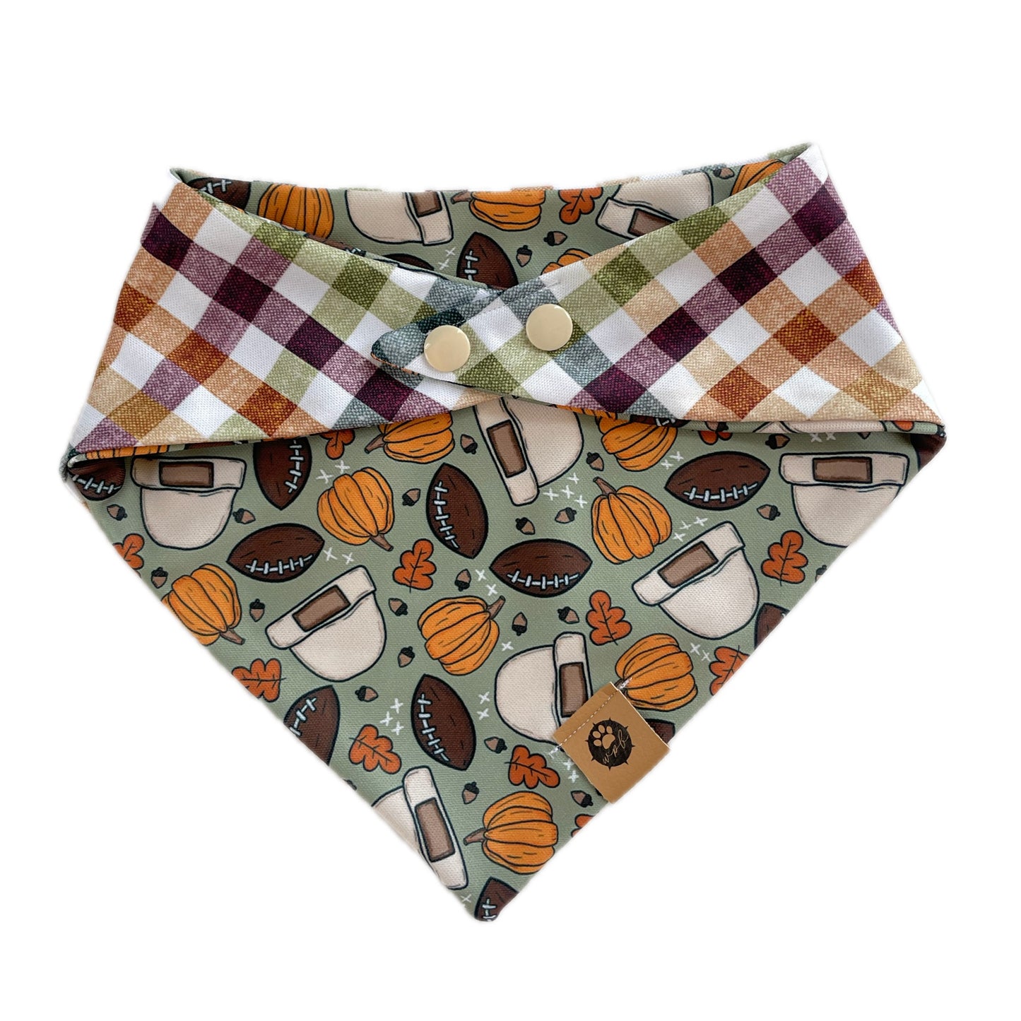 Fall Football Reversible Adventure Bandana