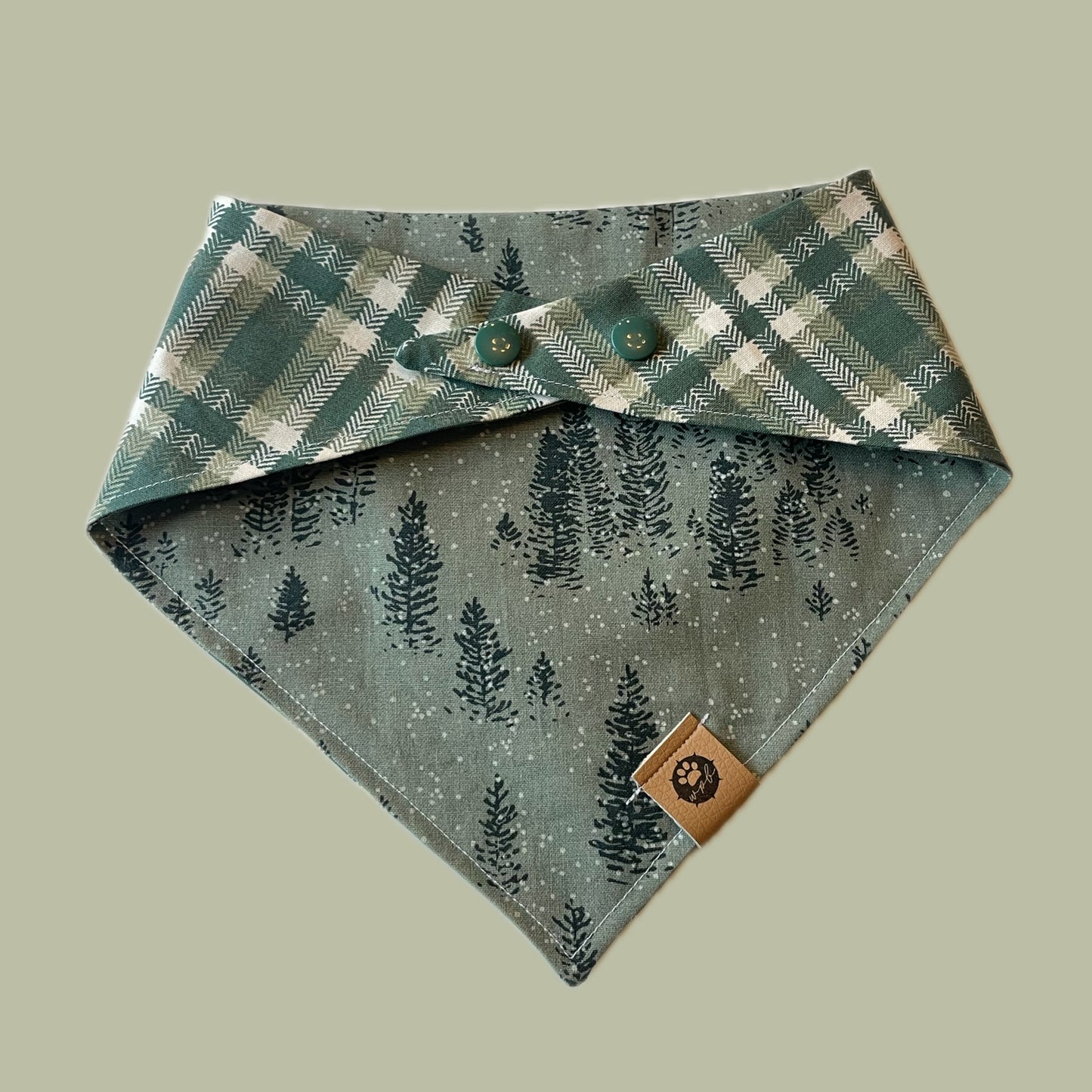 Whispering Pines Reversible Bandana