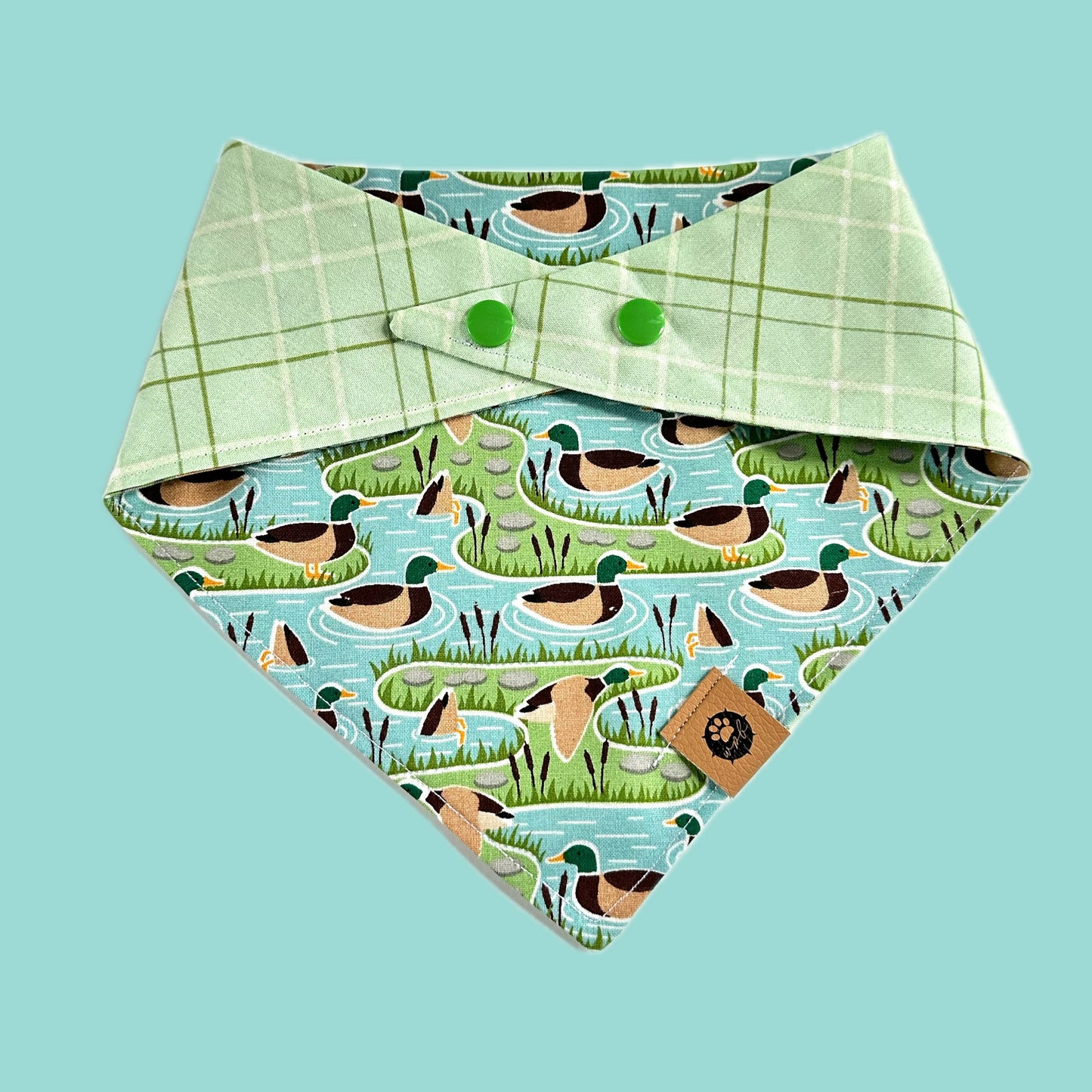 Spring Pond Reversible Bandana