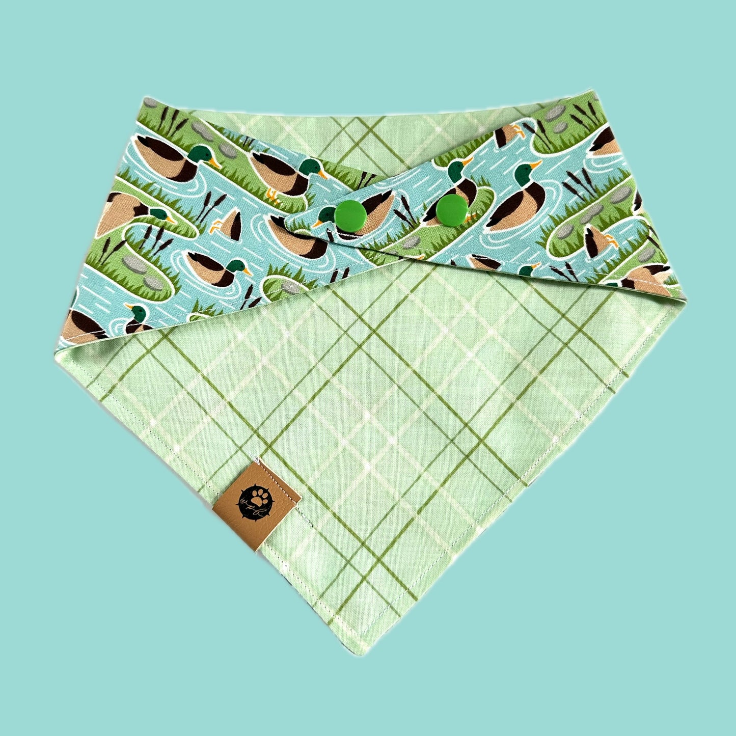Spring Pond Reversible Bandana