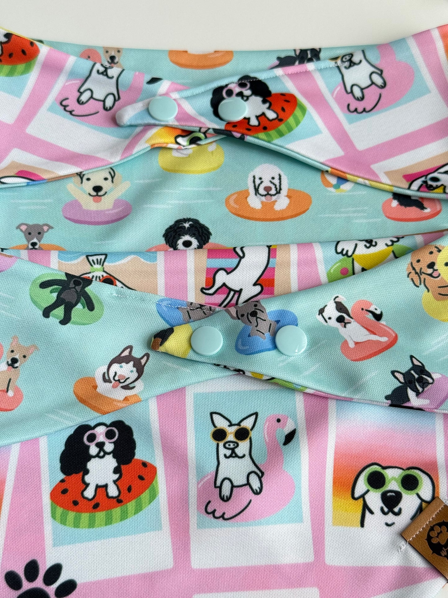 Poolside Pups Wander Proof Bandana