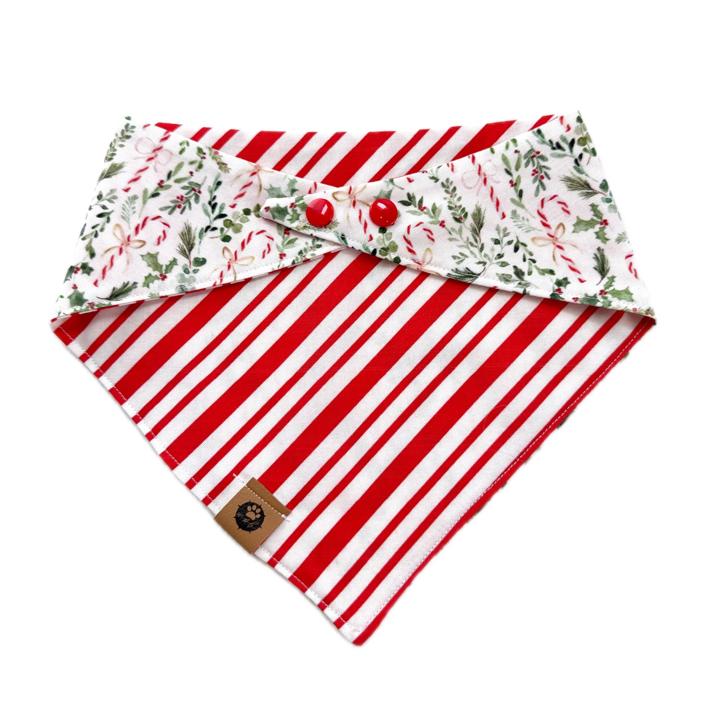 Candy Canes Reversible Bandana
