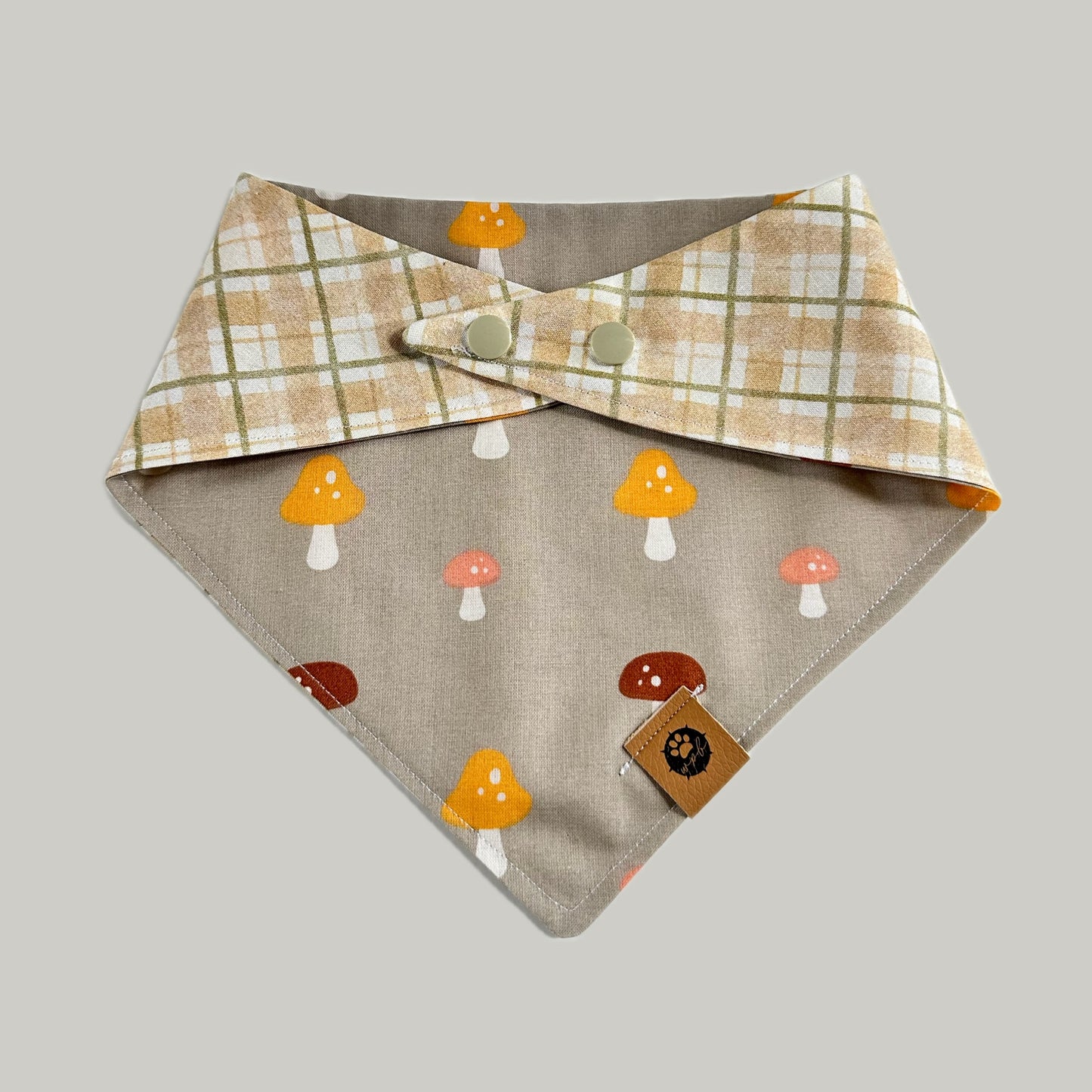 Little Mushrooms Reversible Bandana
