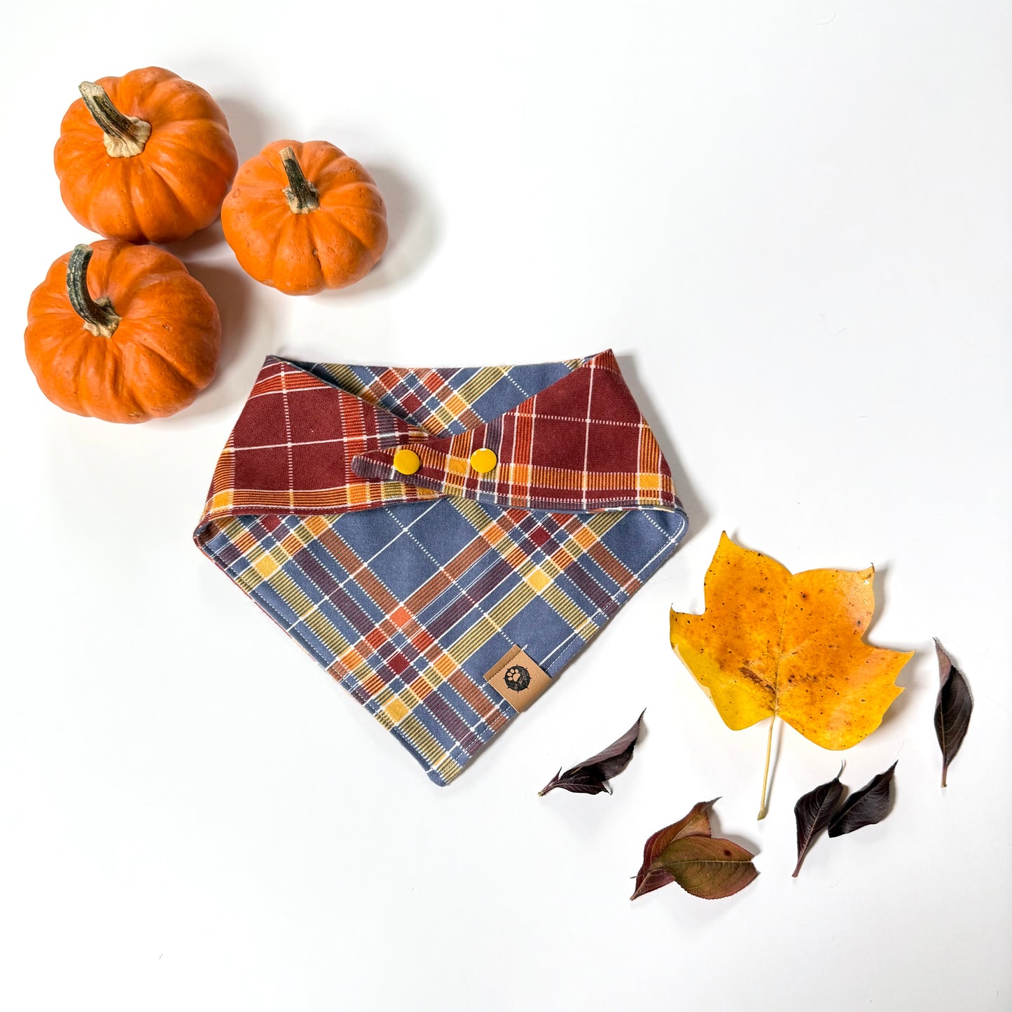 Cozy Flannel Reversible Bandana