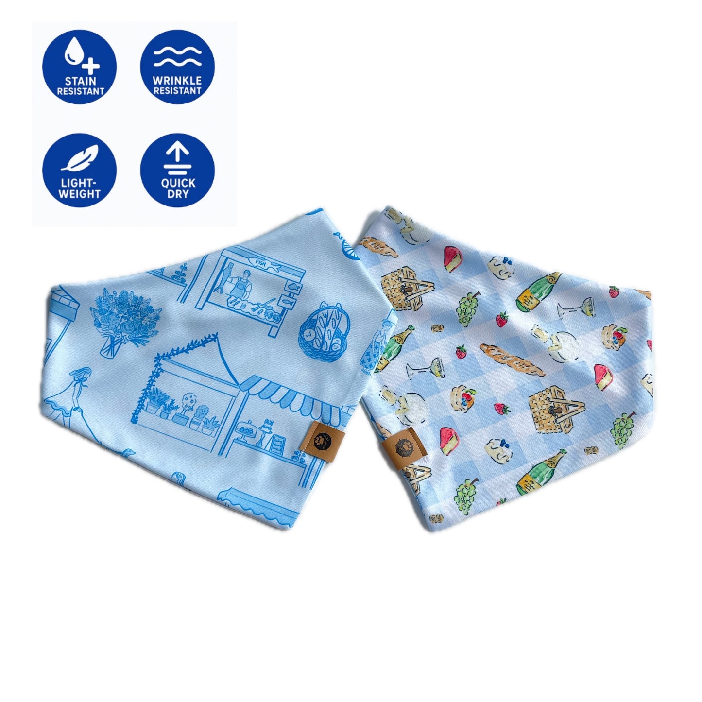 Market Picnic Reversible Adventure Bandana