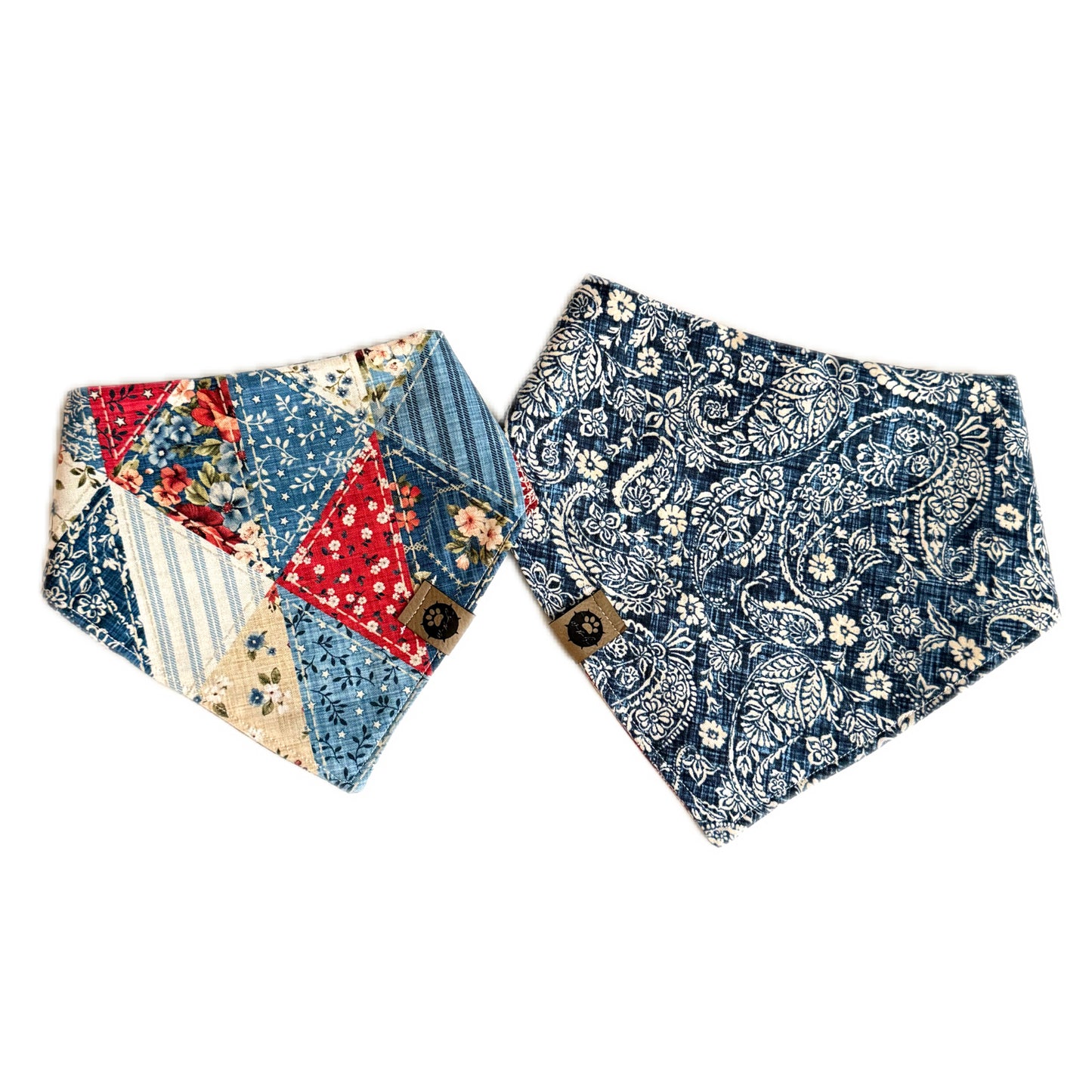 Patriotic Patchwork Cotton Bandana