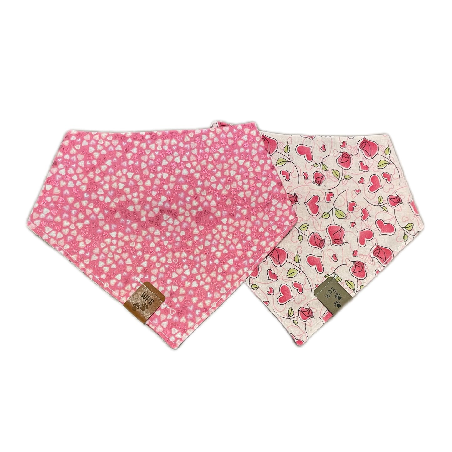Romance Reversible Snap On Pet Bandana
