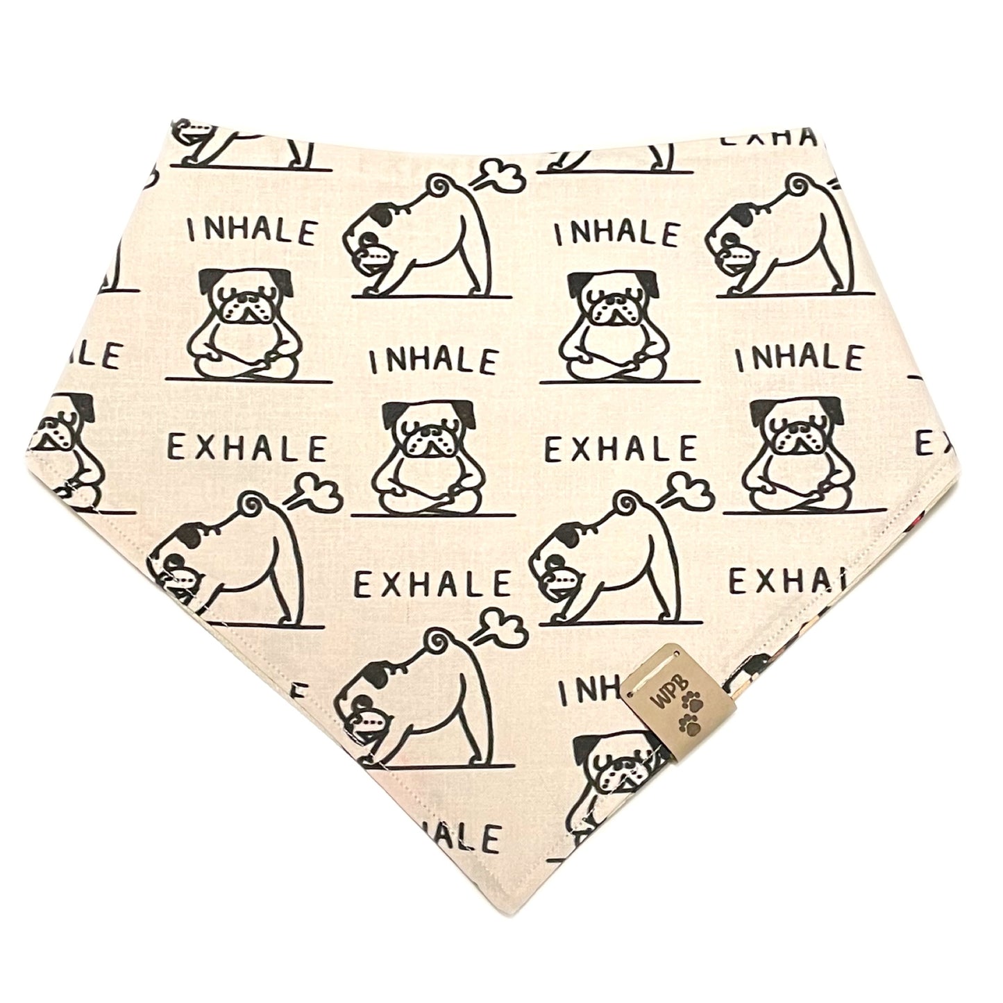 Wicket Sushi Farts Reversible Pug Bandana