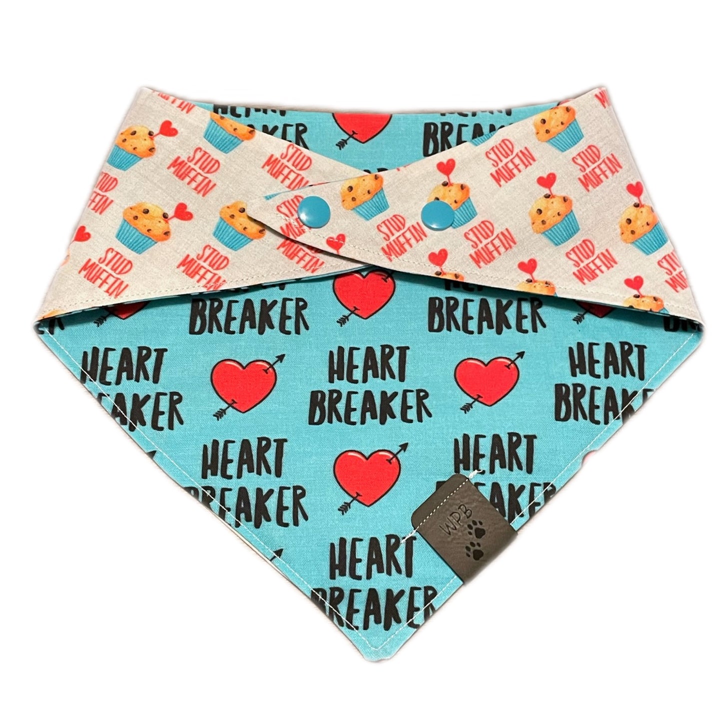 Stud Muffin x Heart Breaker Reversible Bandana