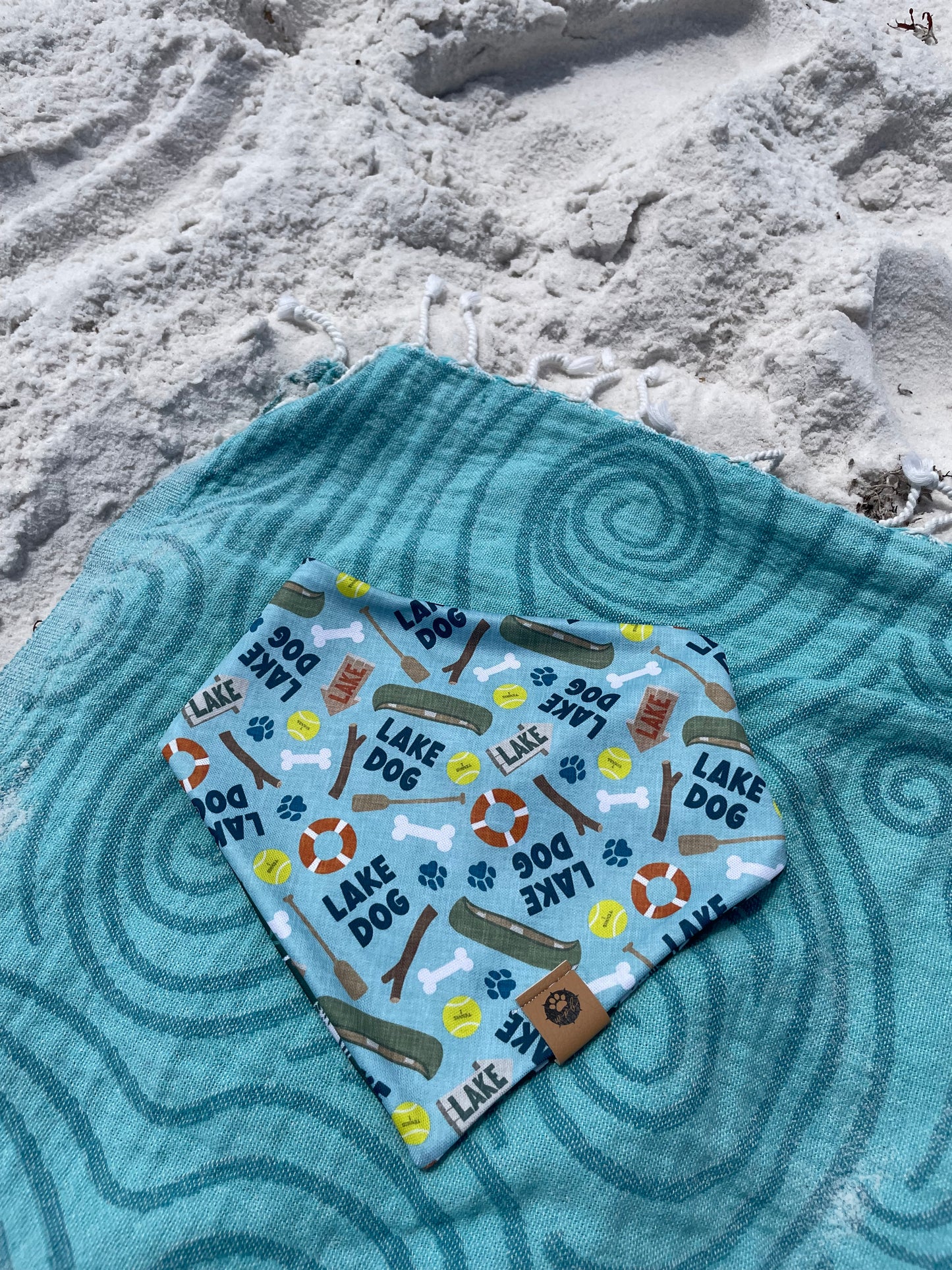 Lake Dog Reversible Adventure Bandana