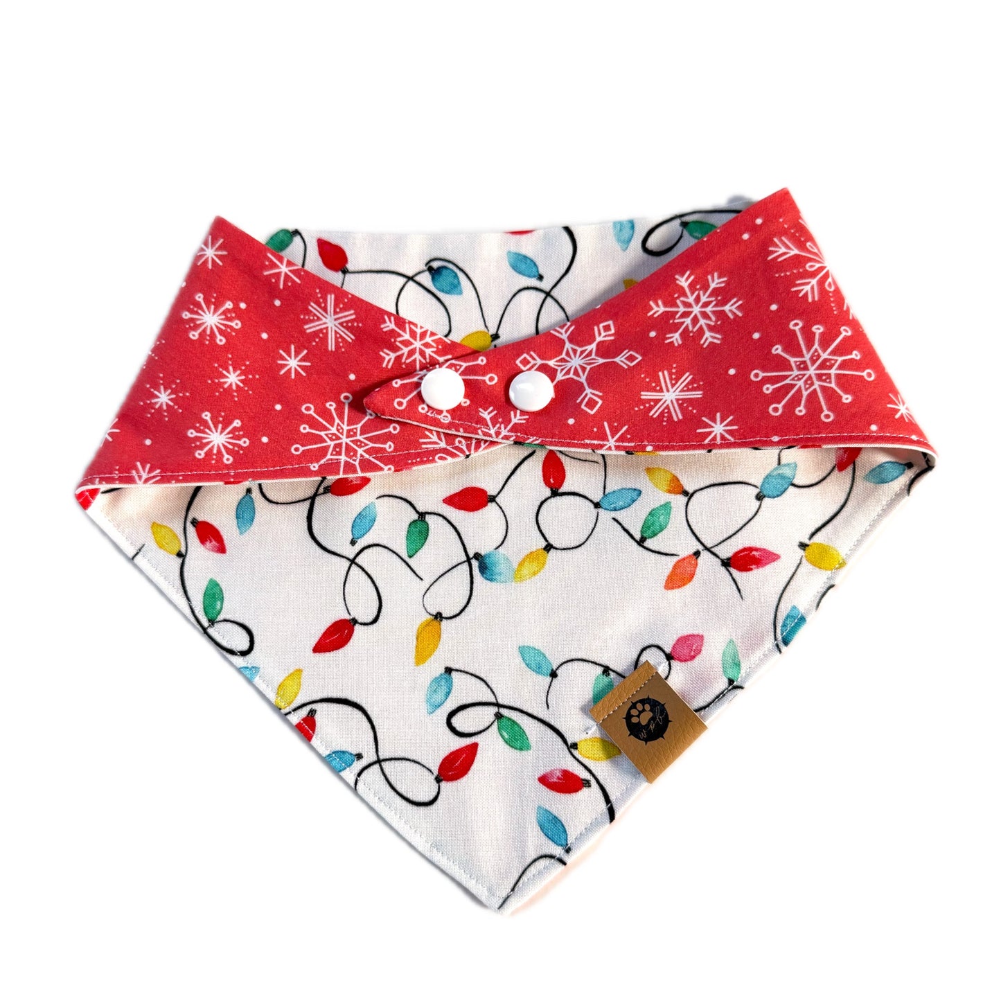 Christmas Lights Reversible Bandana