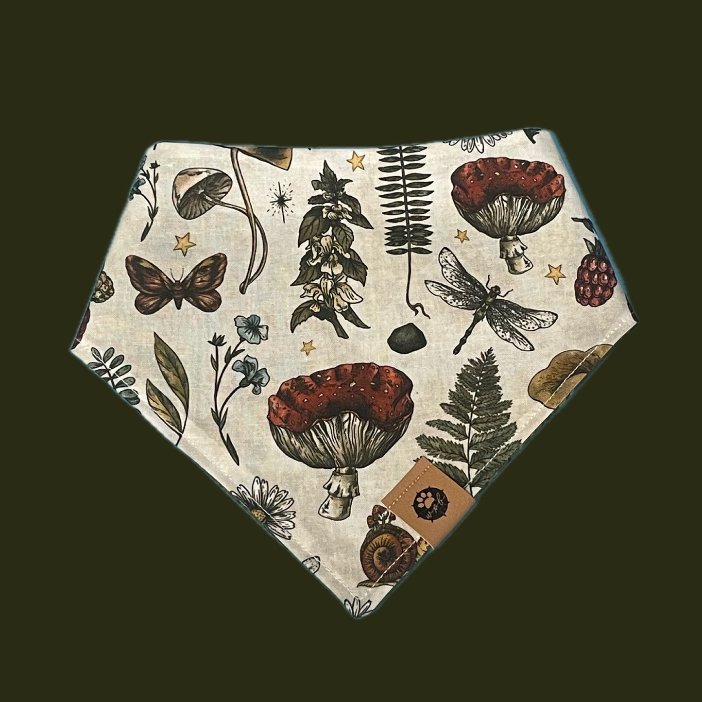 Forest Floor Reversible Bandana