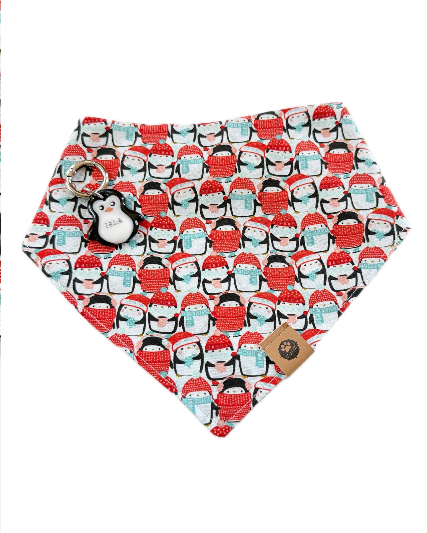 Penguin and Polar Bear Reversible Bandana