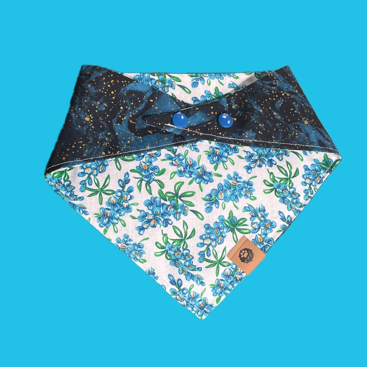 Blue Bonnets Reversible Bandana