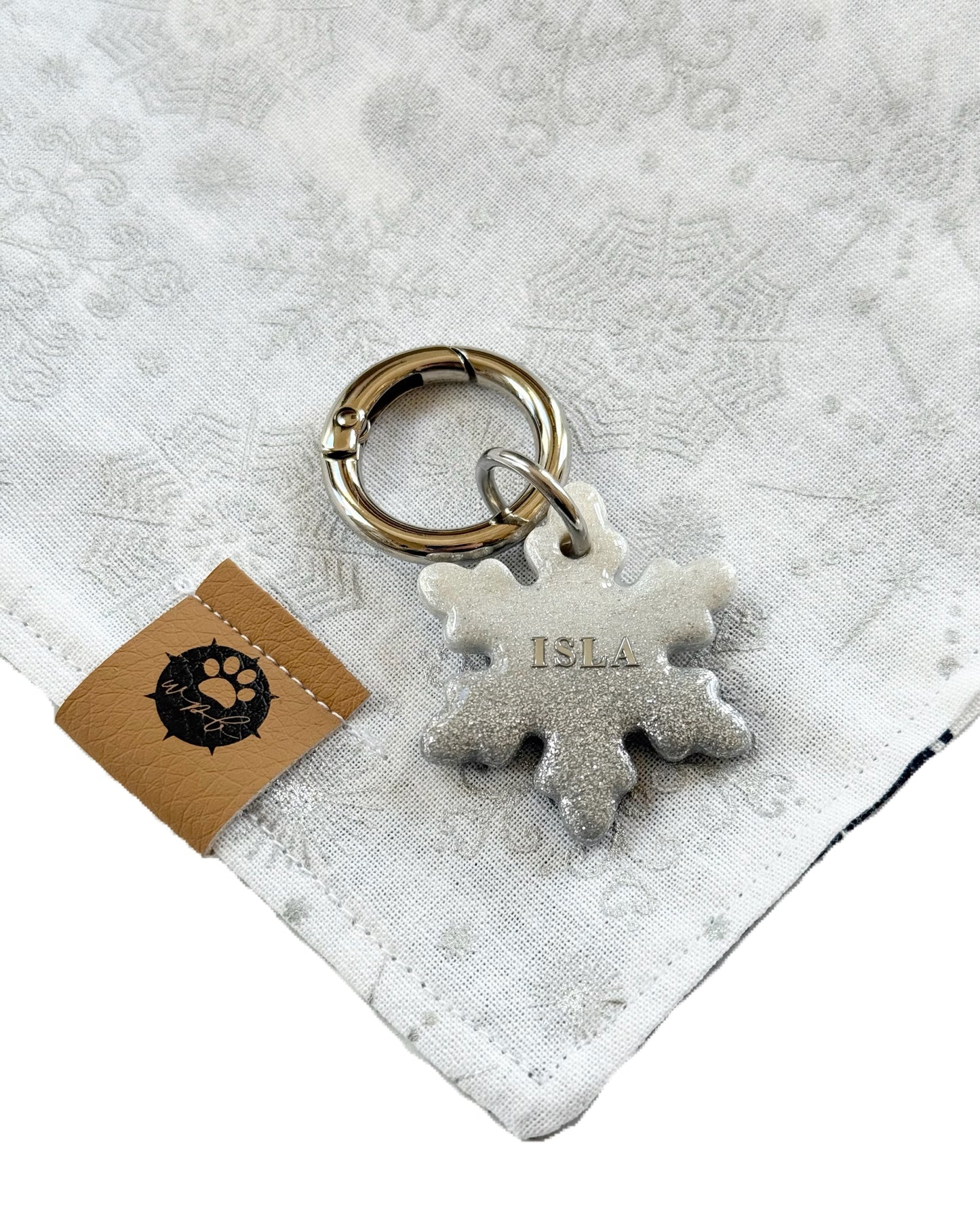 Snowy Reindeer Reversible Bandana