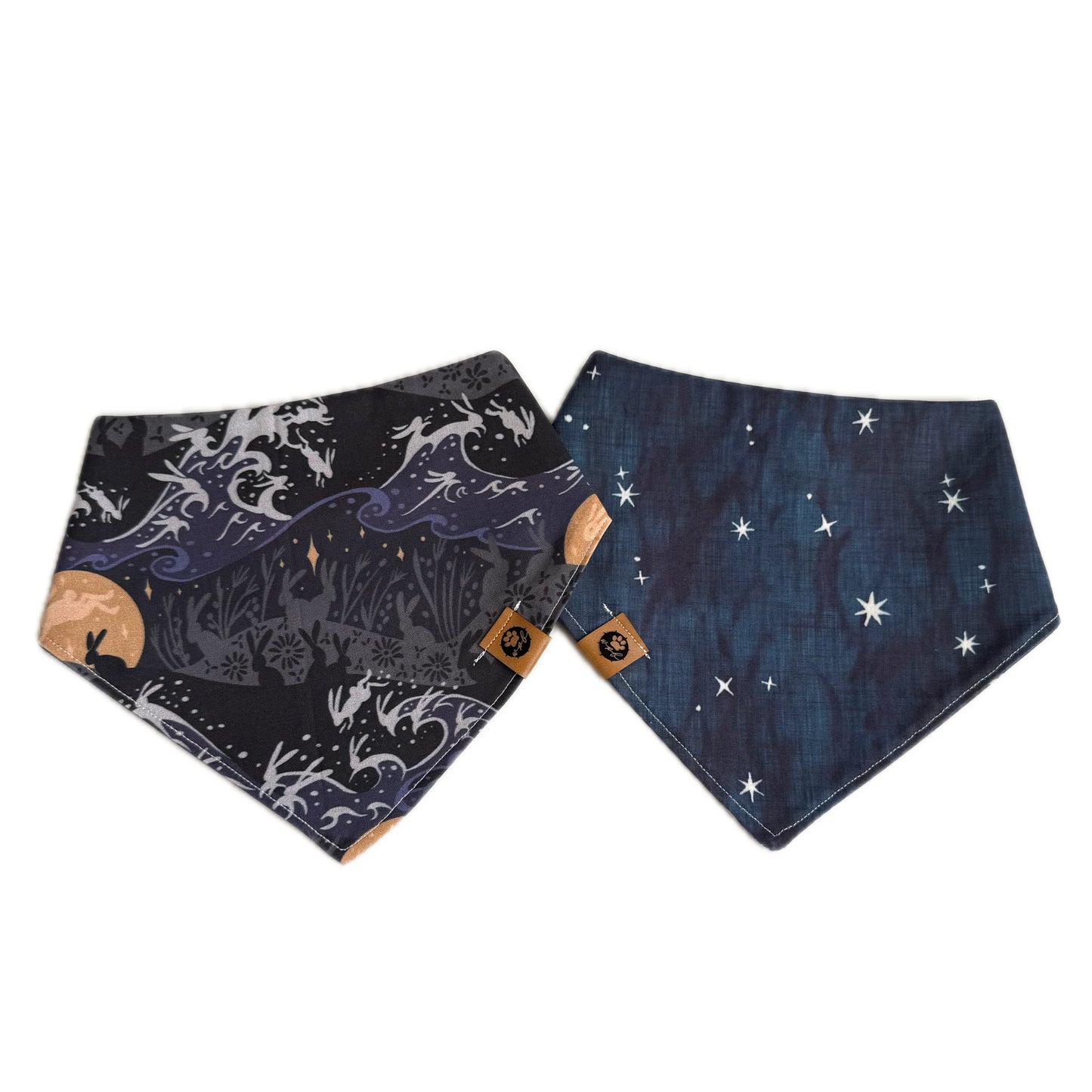 Midnight Rabbit Cotton Bandana