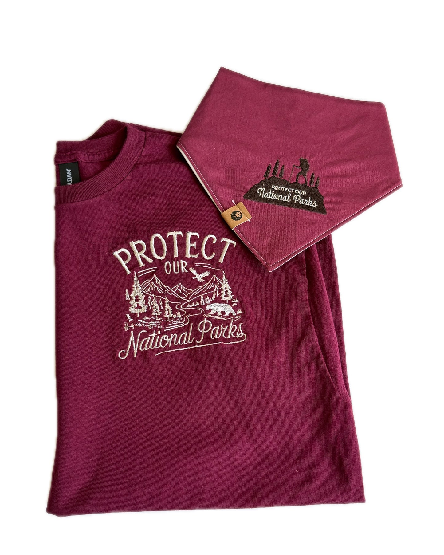 Protect Our Parks Embroidered T-Shirt or Crewneck