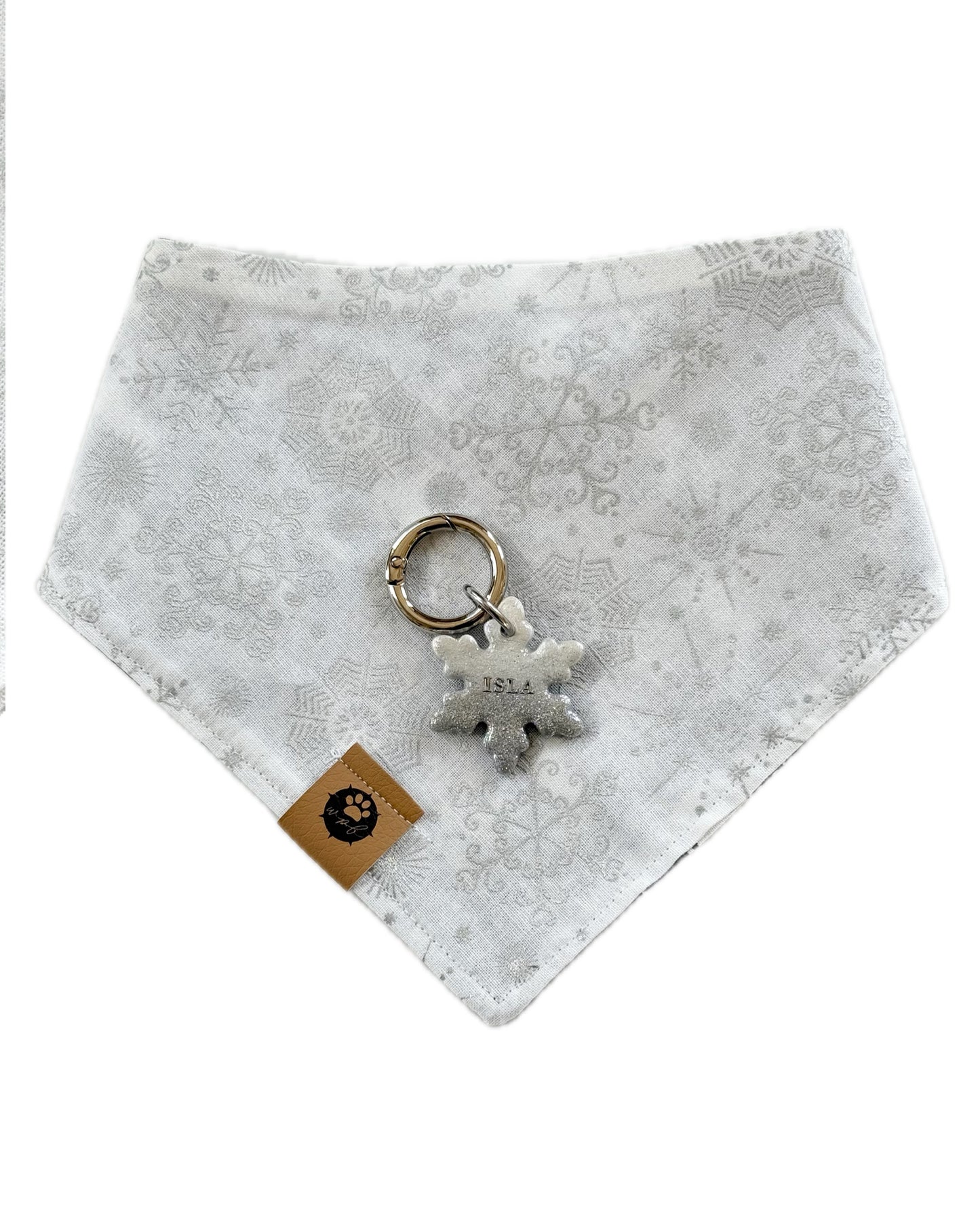 Snowy Reindeer Reversible Bandana