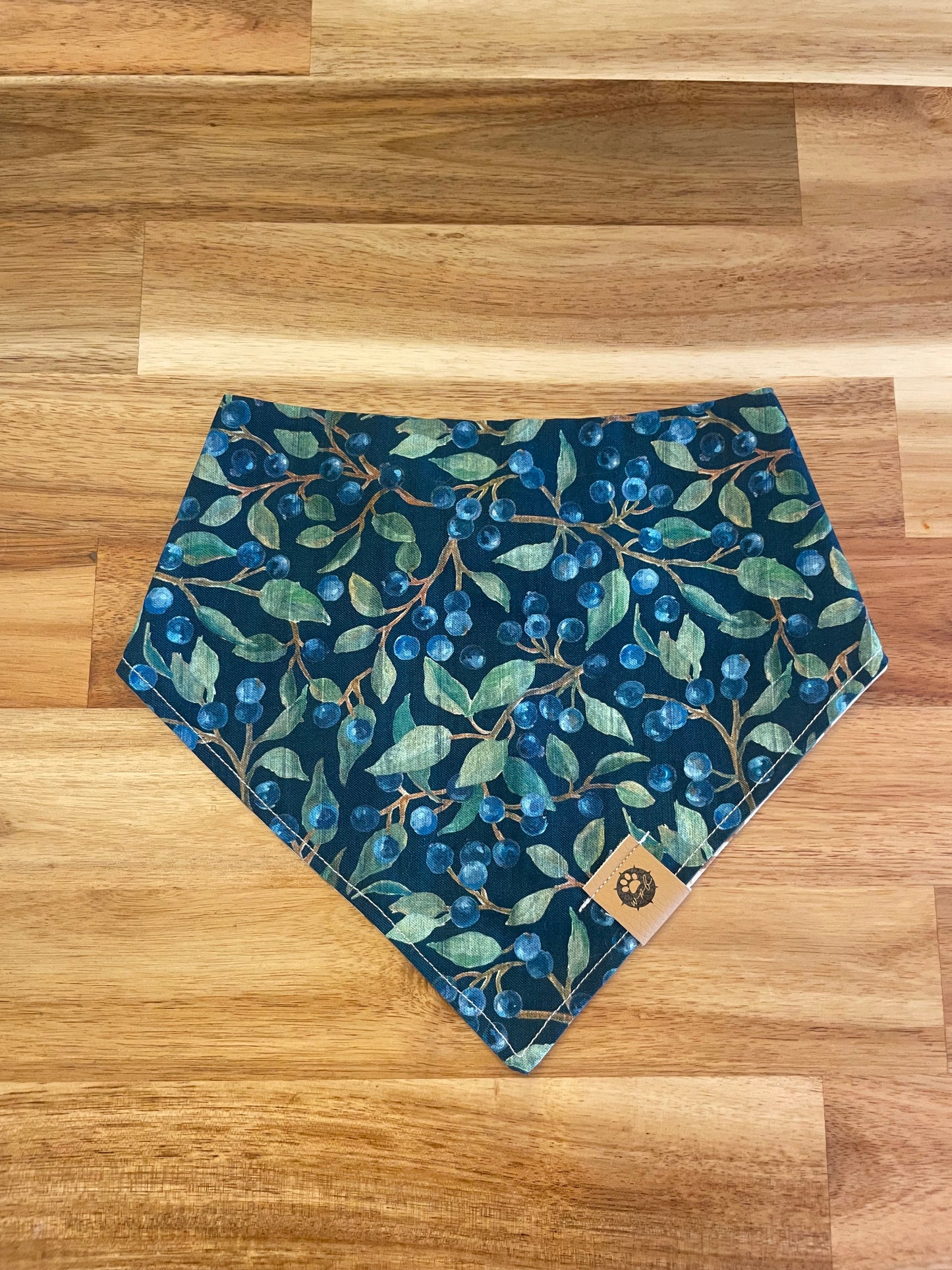 Blueberry Beauty Reversible Bandana