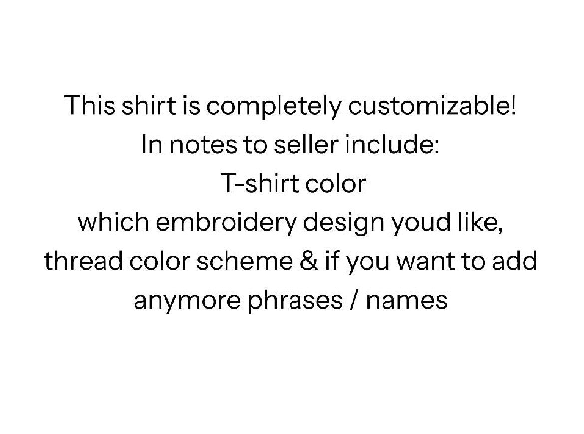 Custom Summer T-Shirt Embroidery