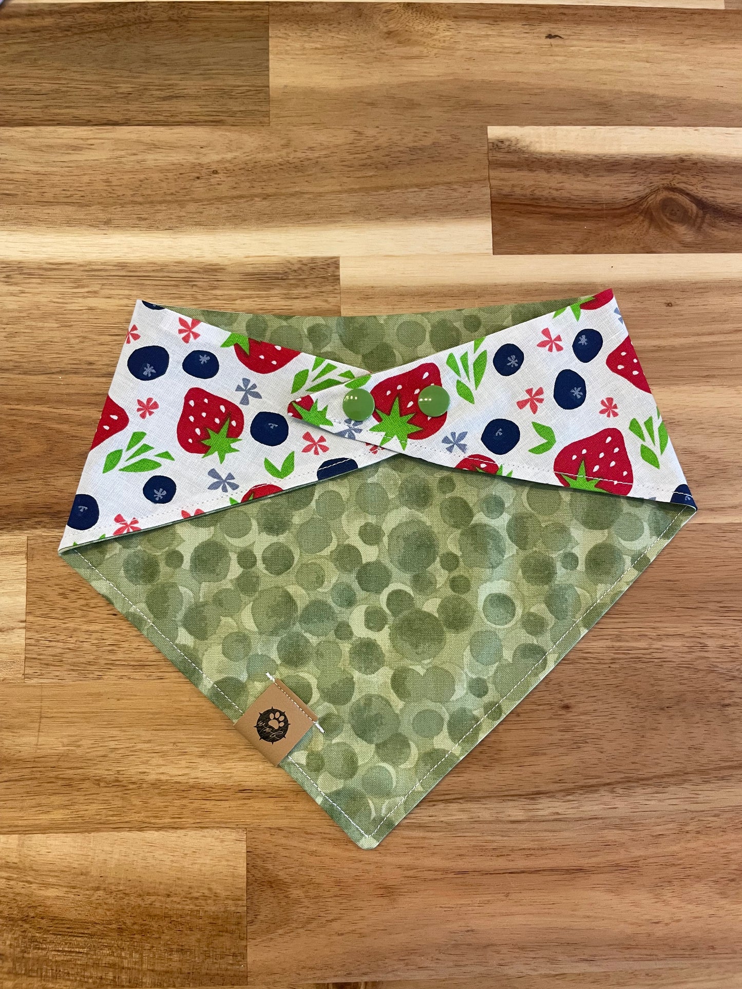 Berry Picnic Reversible Bandana