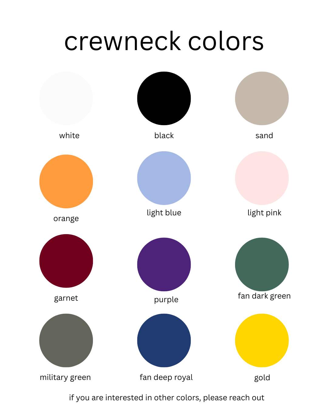 Dog Ears Custom Embroidered Crewneck or T-Shirt