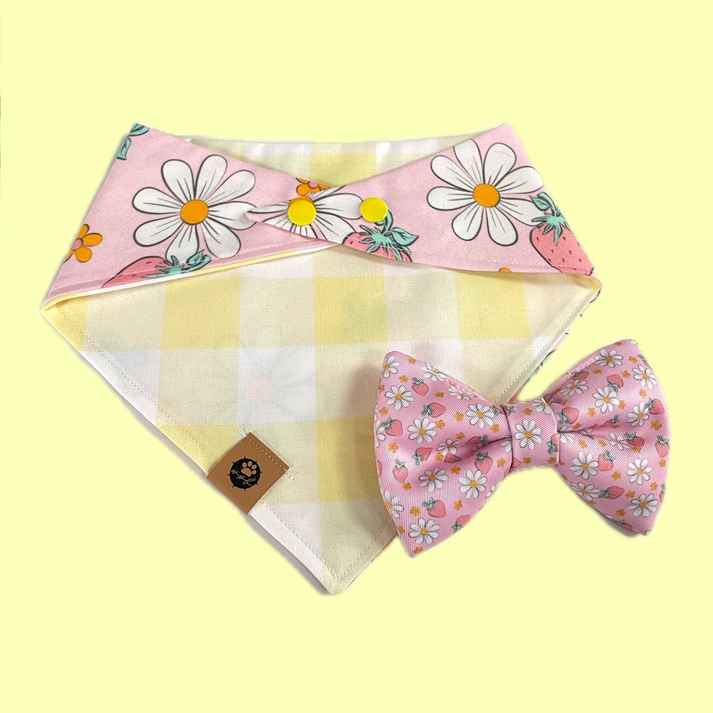 Strawberry Sunshine Bow Tie