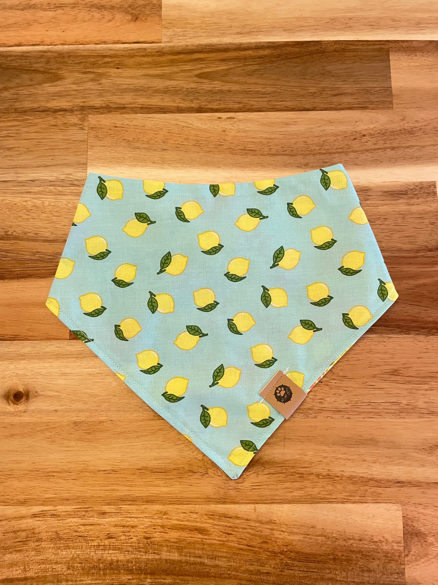 Vibrant Lemons Reversible Bandana
