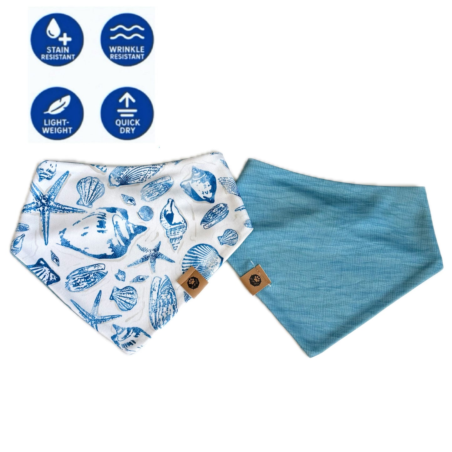 Coastal Charm Reversible Wander Proof Bandana