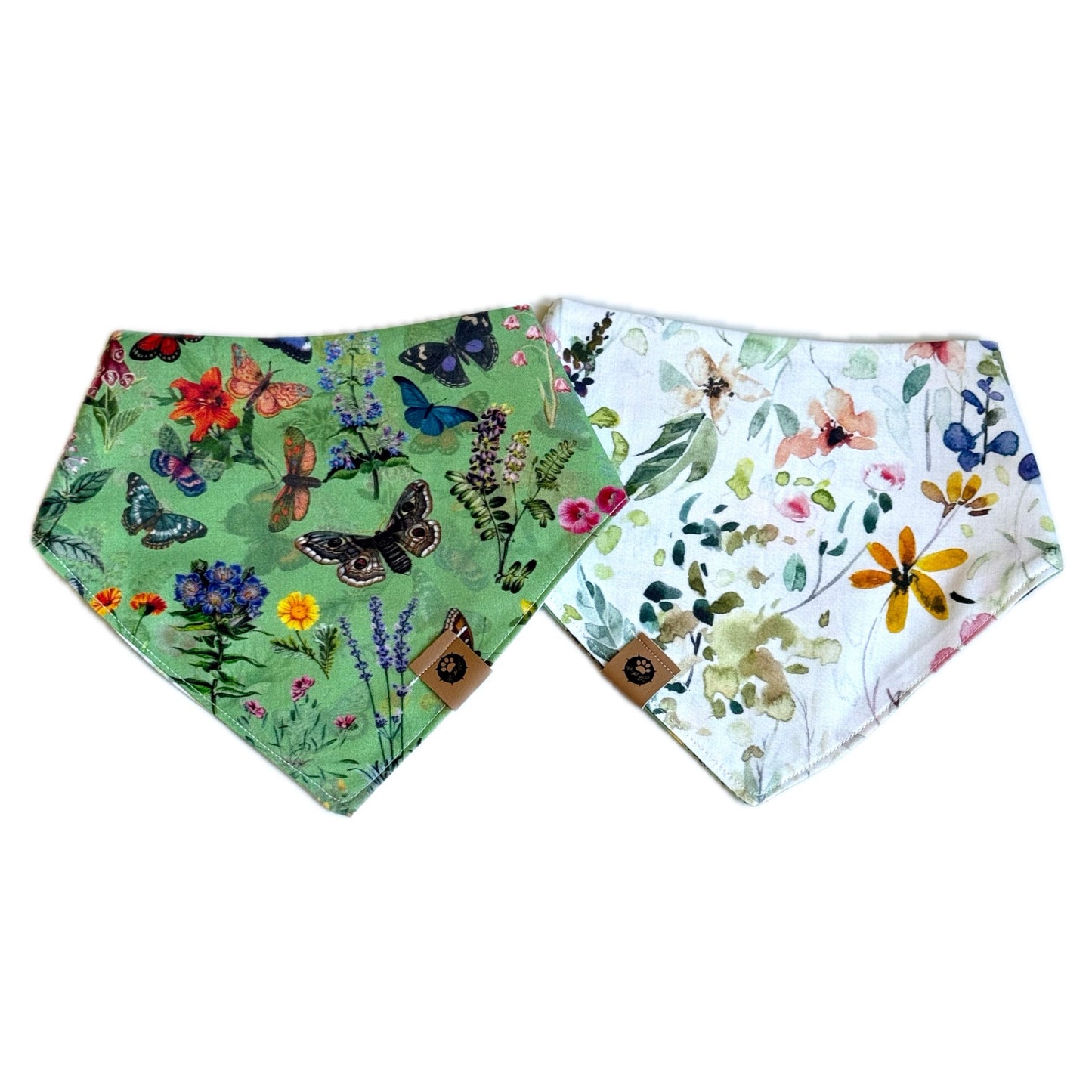 Painted Wildflowers Reversible Bandana