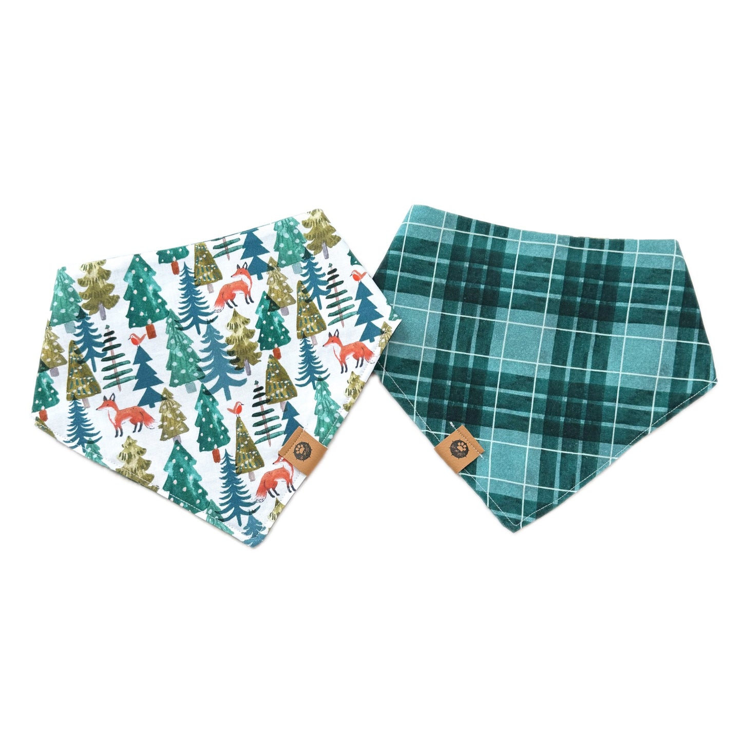 Foxy Christmas Reversible Bandana