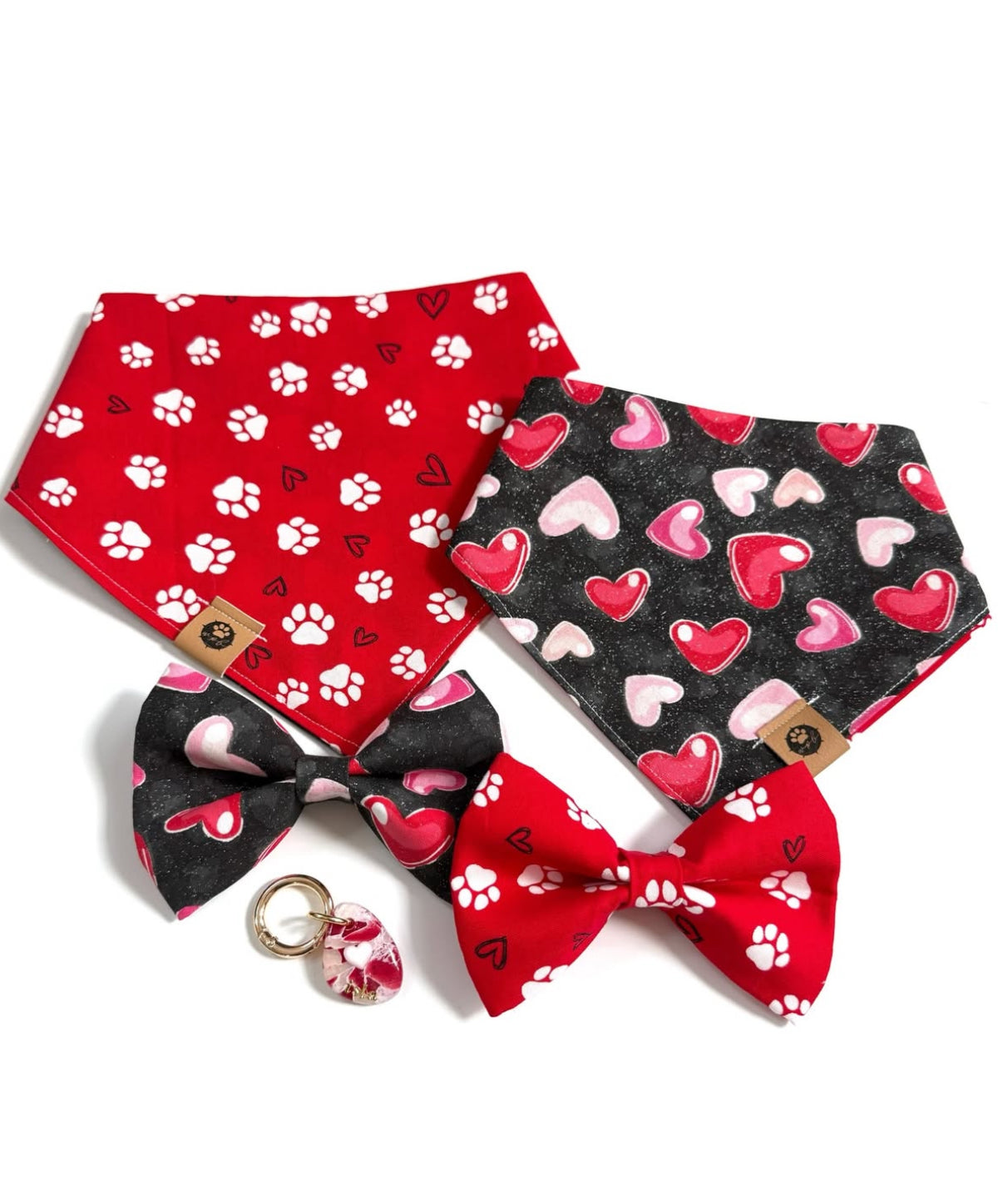 Paws & Hearts Collab Bow