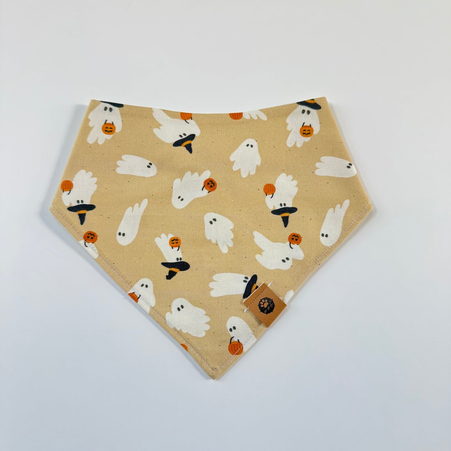 Ghost Pup Reversible Custom Bandana