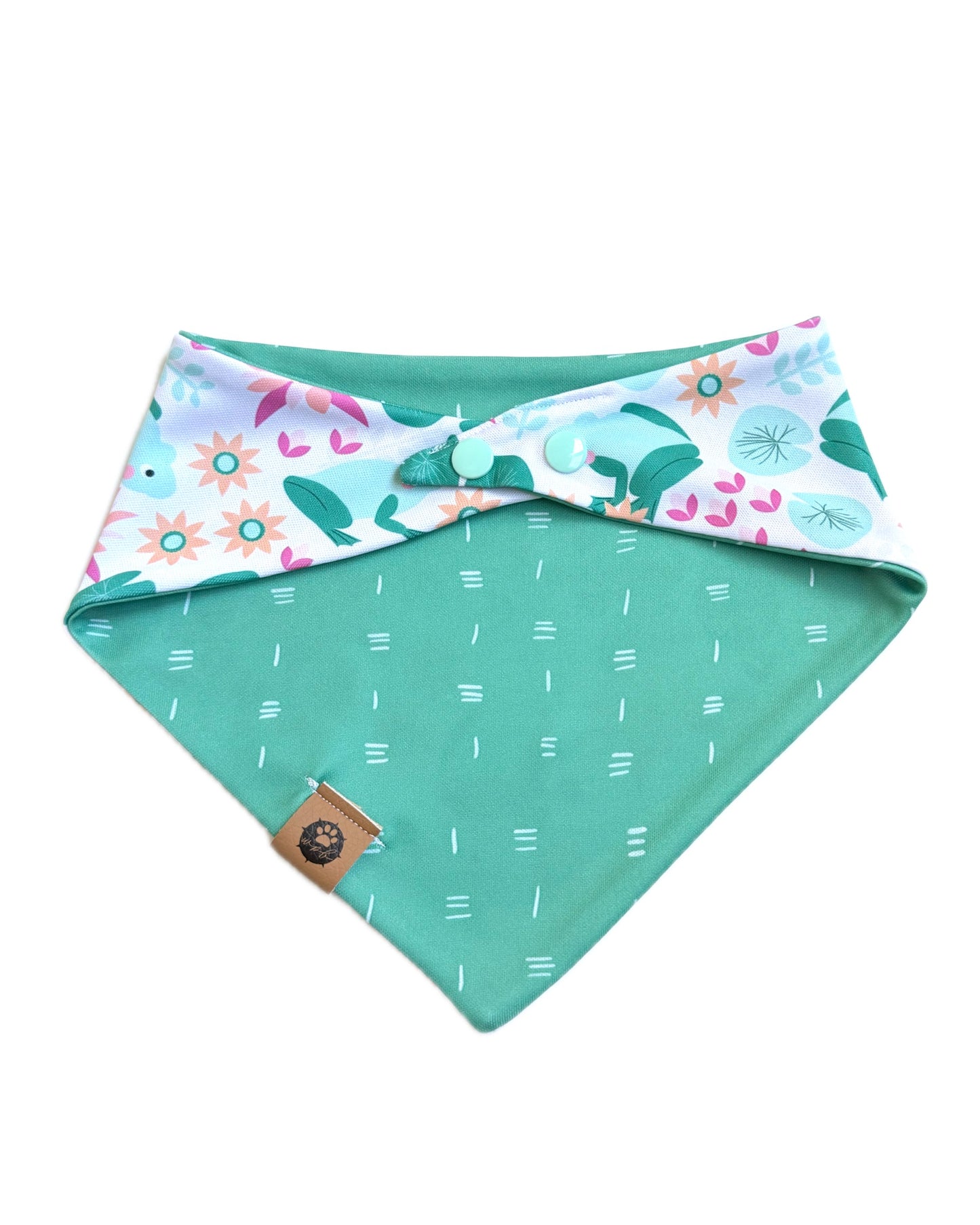 Lilypad Pup Reversible Wander Proof Bandana
