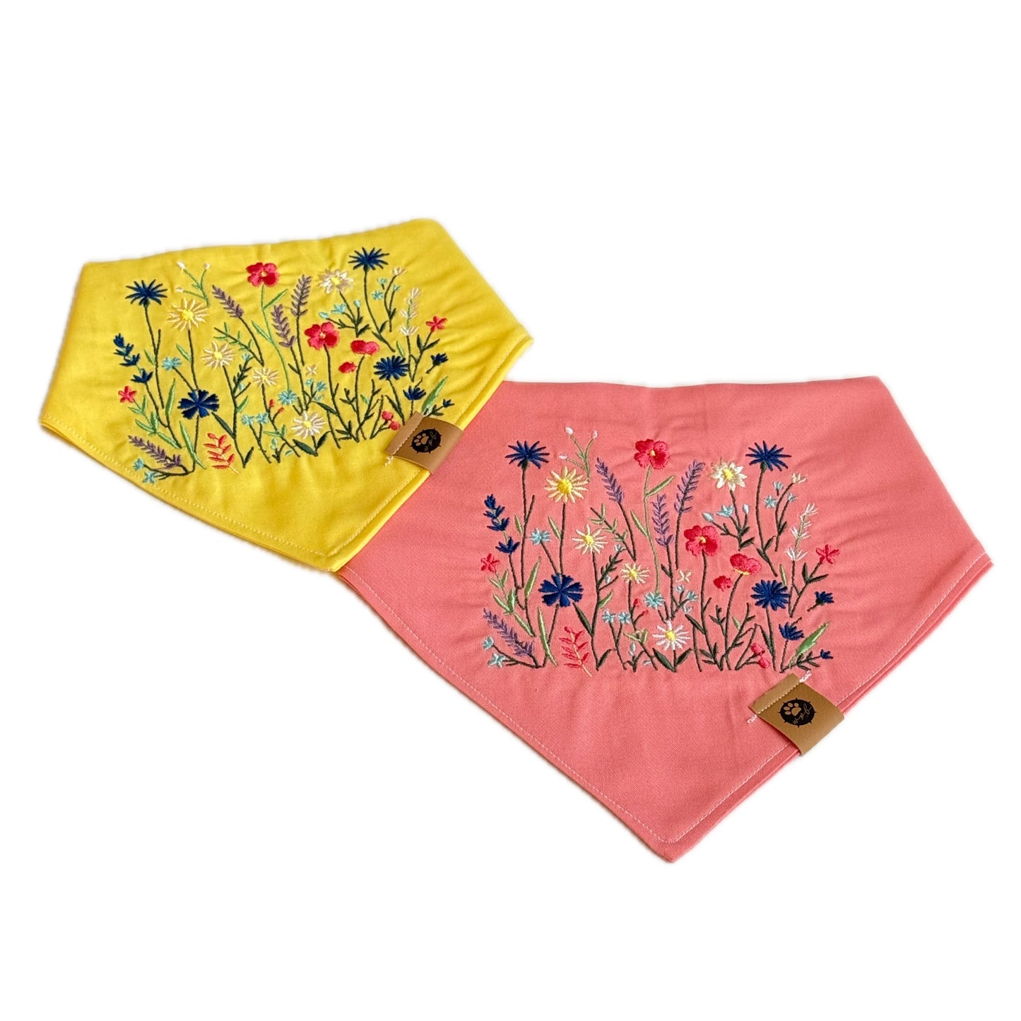 Wildflower Custom Embroidered Bandana (read description)