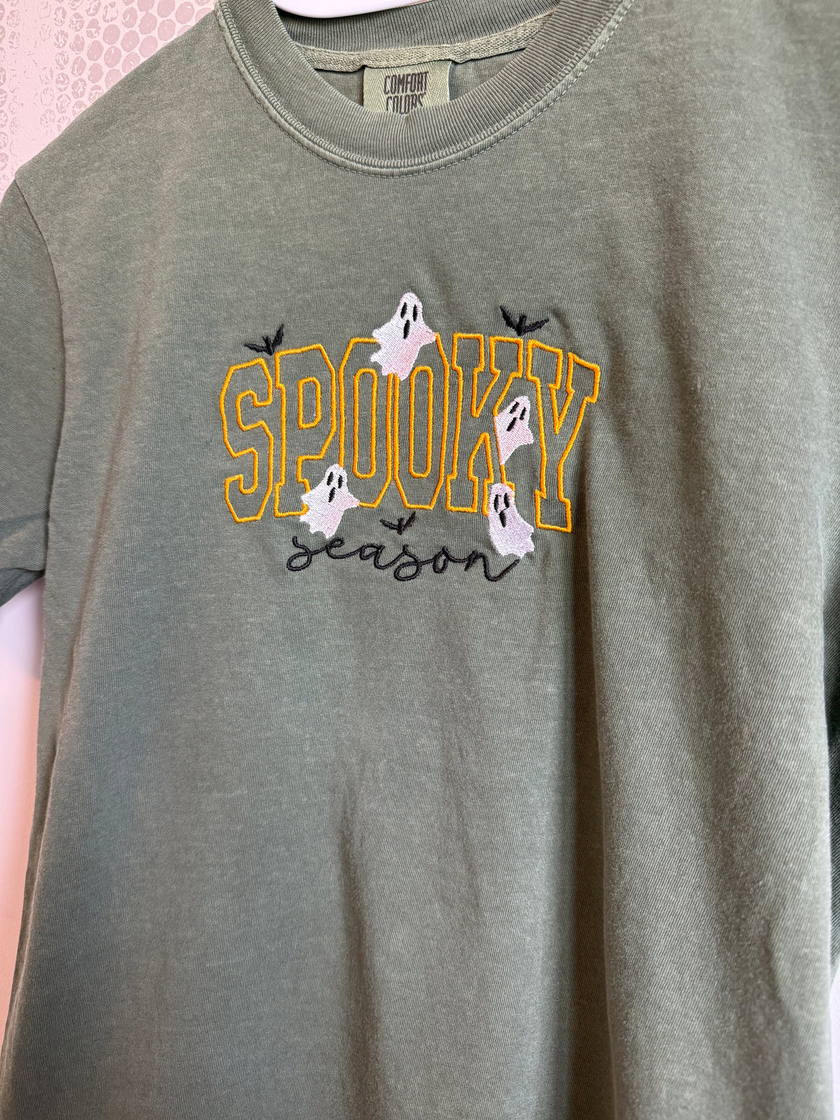 Spooky Season Embroidered T-Shirt