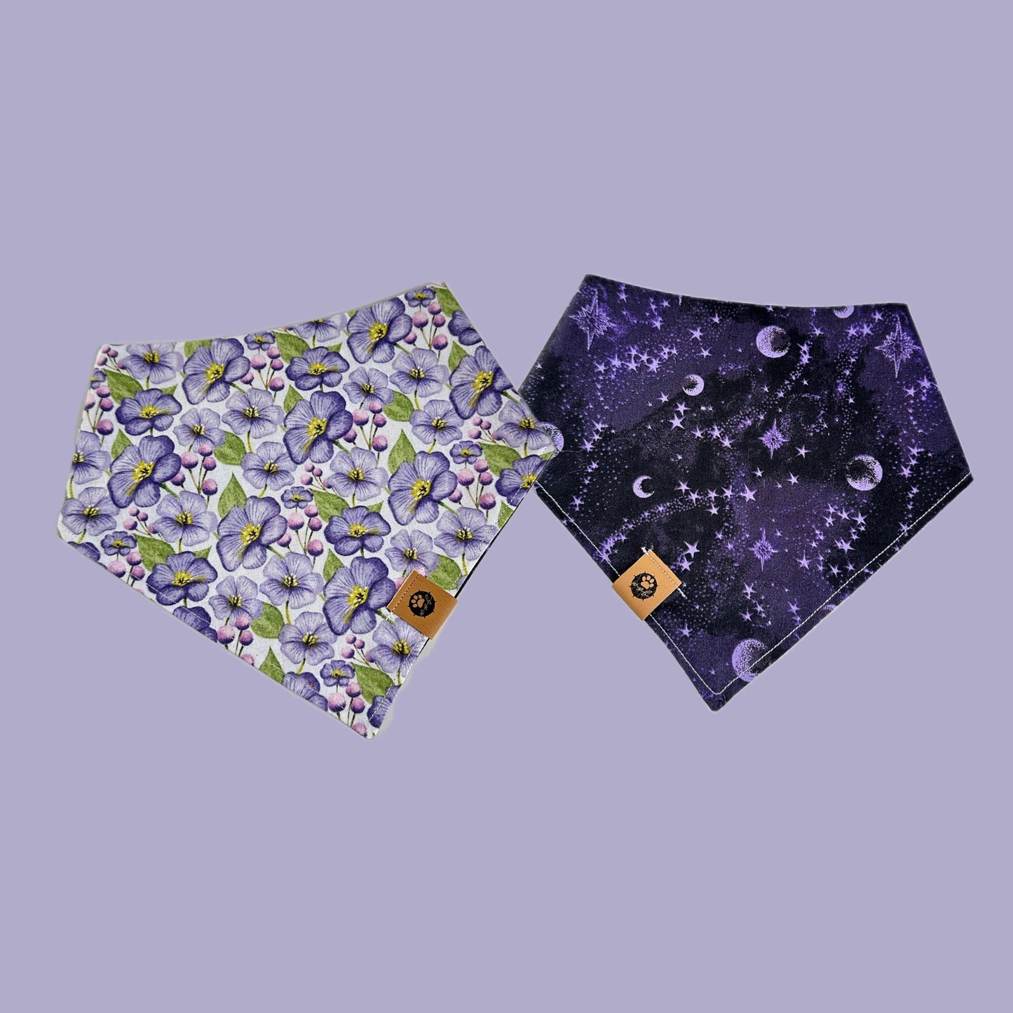 Midnight Floral Reversible Bandana