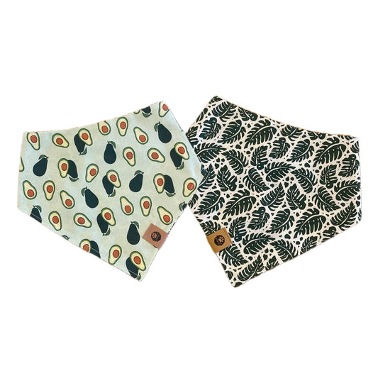 Tropical Avocado Reversible Bandana