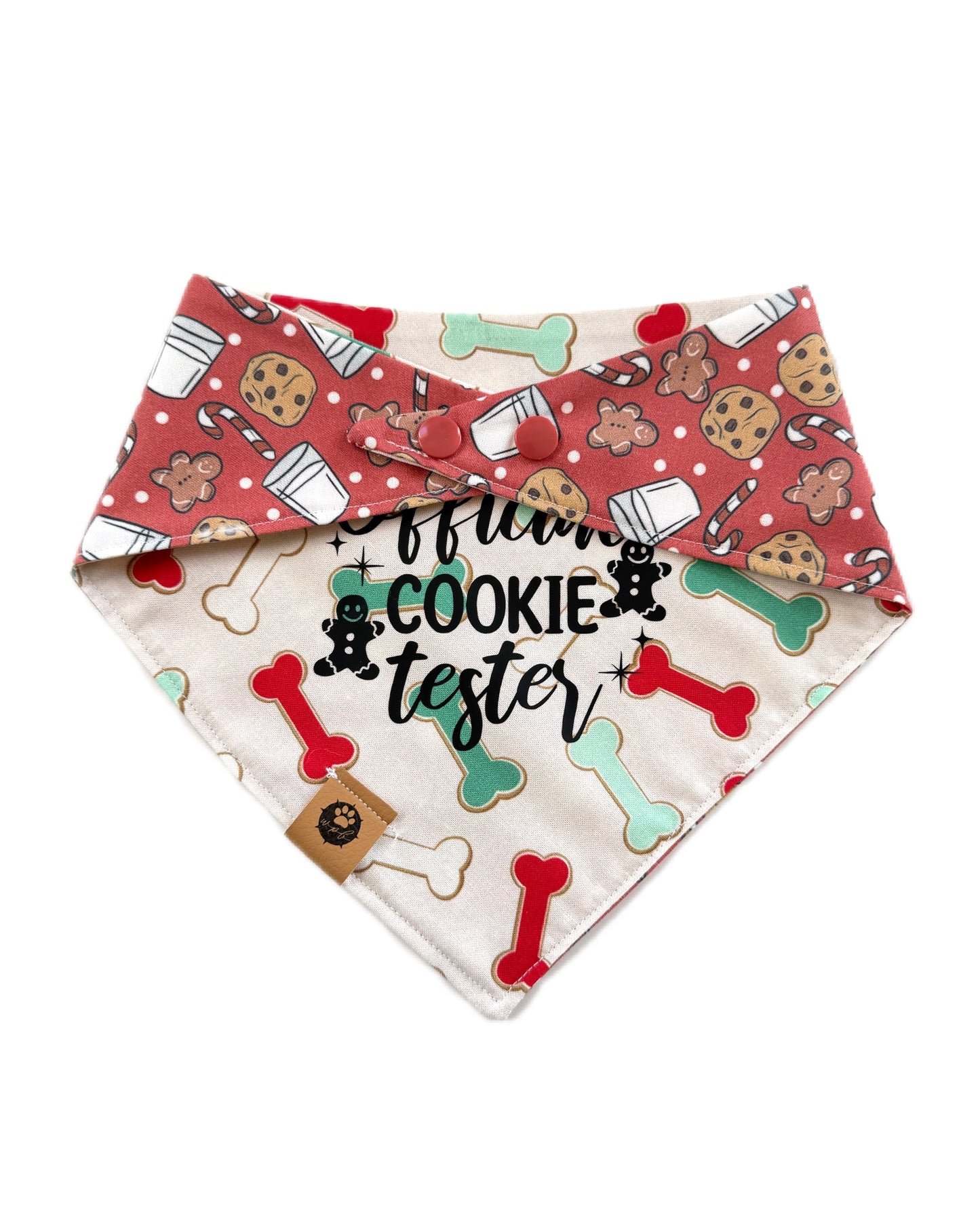 Official Cookie Tester Reversible Custom Bandana