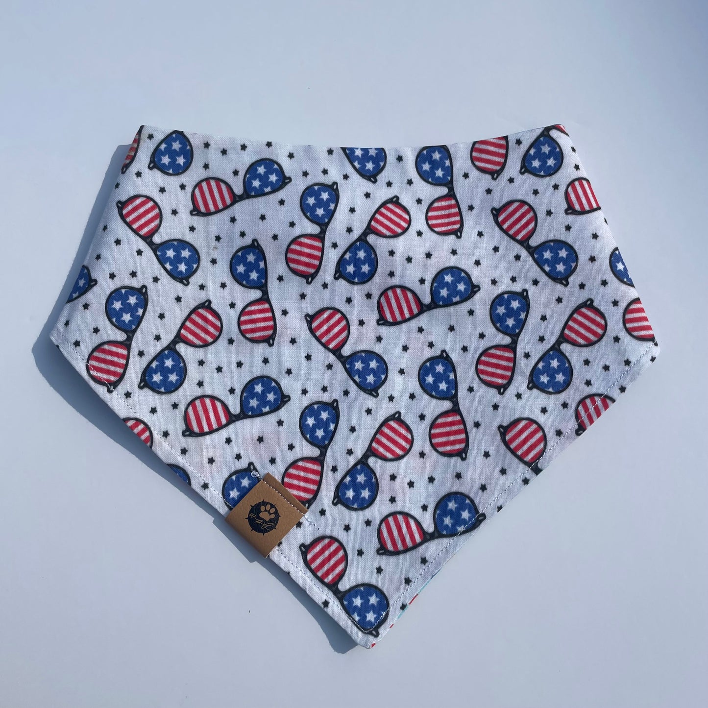 Party in the USA Reversible Snap On Pet Bandana