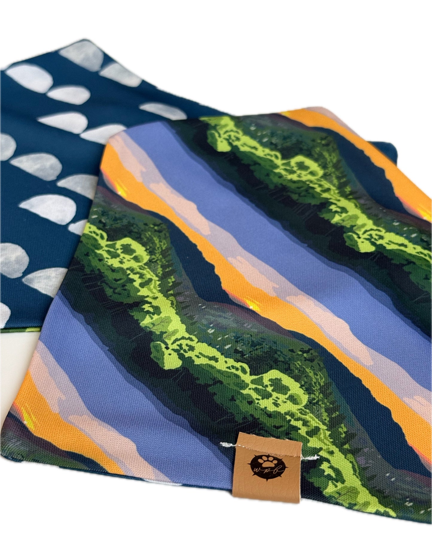 Great Smoky Mountains Wander Proof Bandana, Hand Drawn, WPB Exlusive